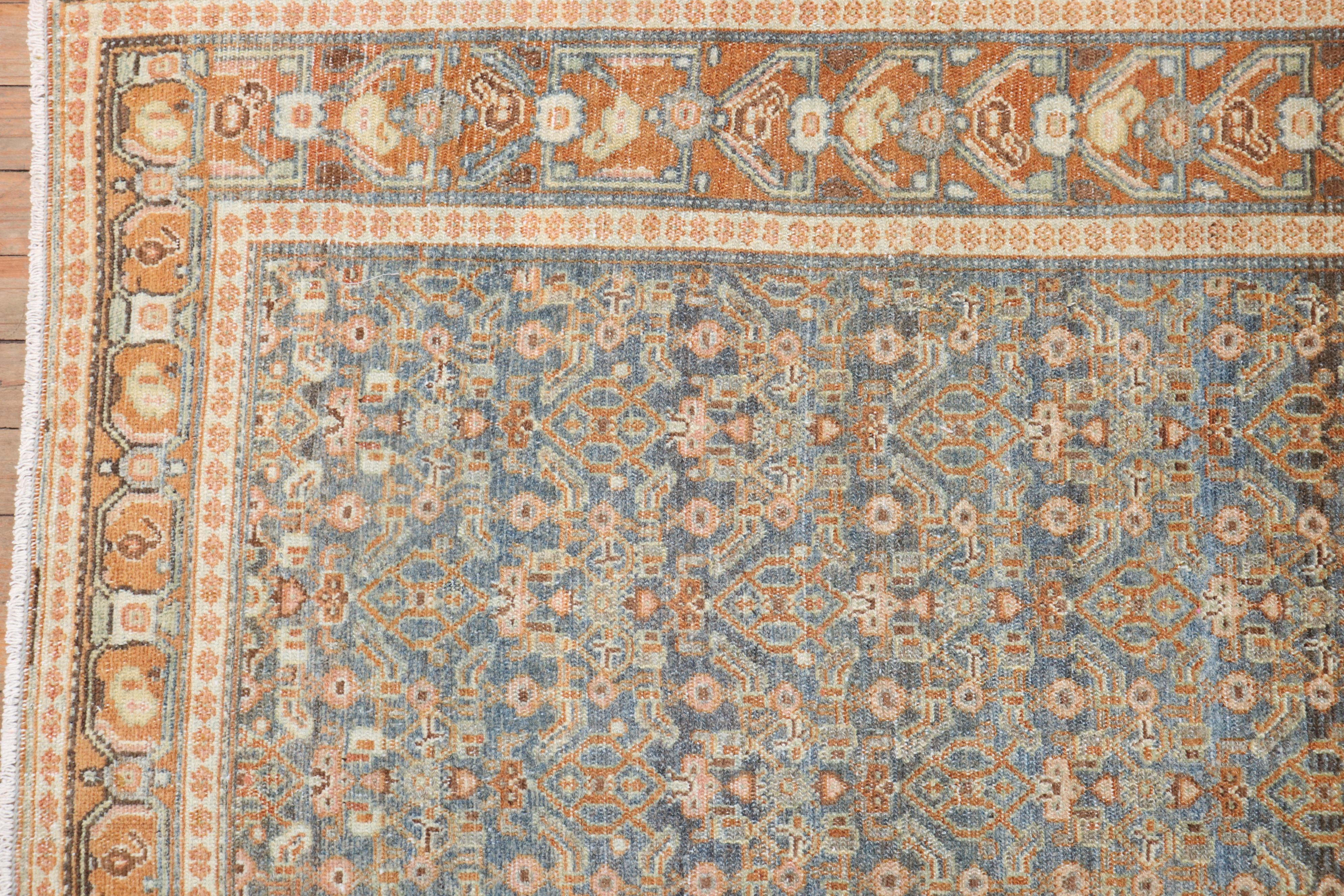 Colección Zabihi Alfombra persa antigua Senneh Scatter Persa en venta