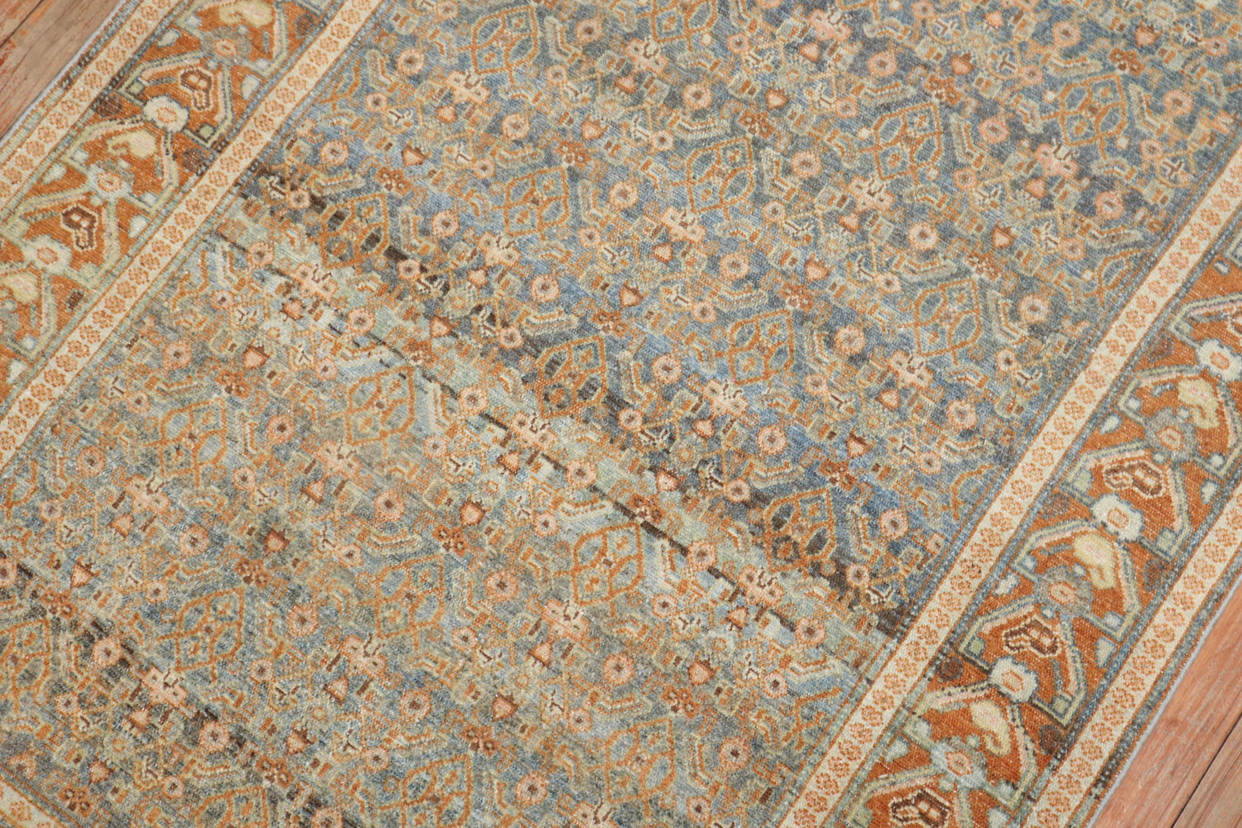 Colección Zabihi Alfombra persa antigua Senneh Scatter Tejido a mano en venta