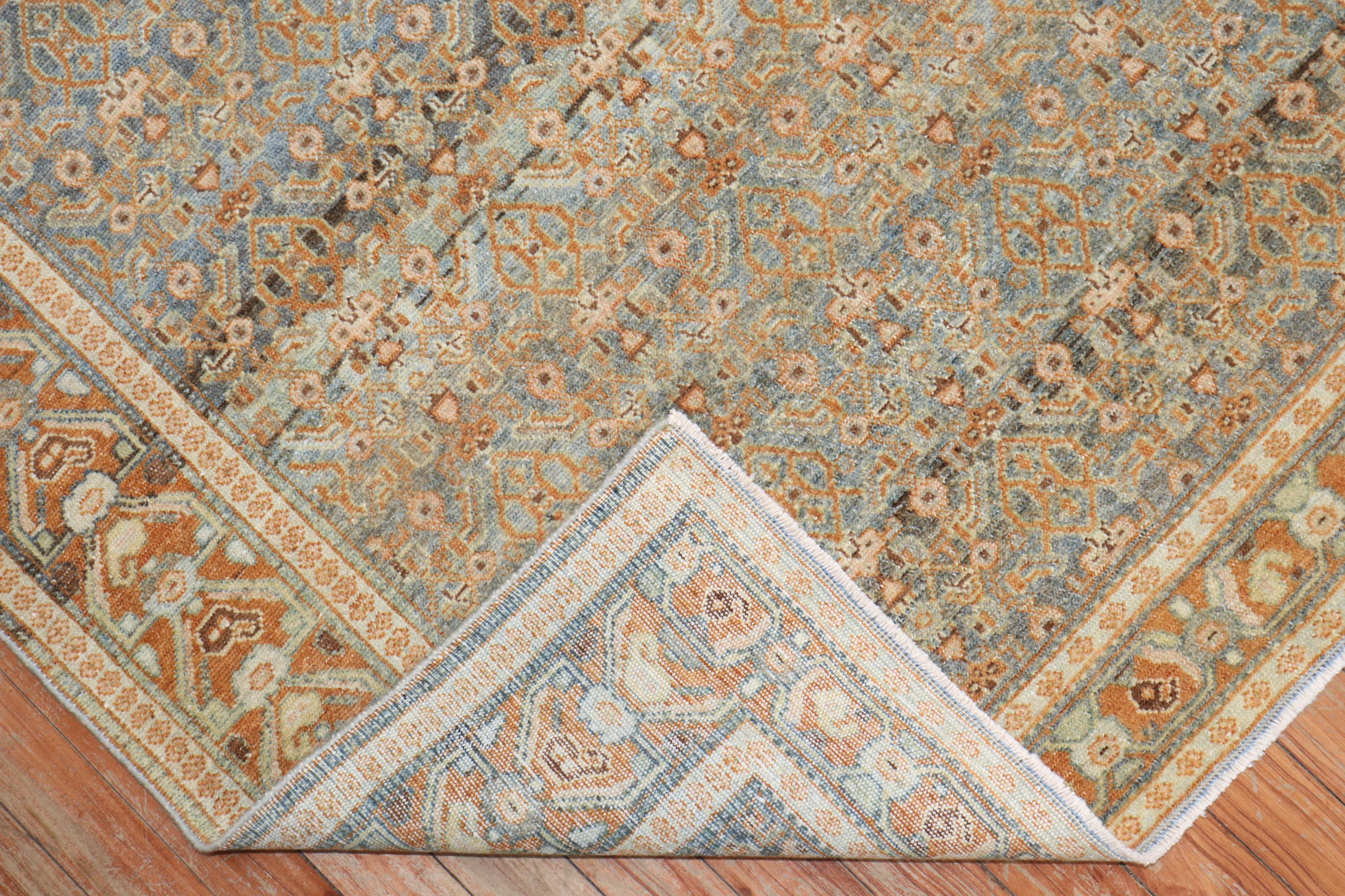 Colección Zabihi Alfombra persa antigua Senneh Scatter en venta 1