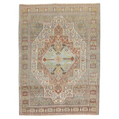 Zabihi Collection Antique Persian Senneh Scatter Rug