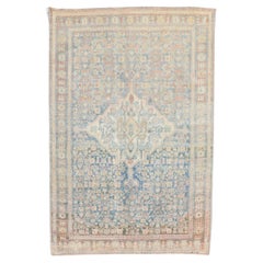 Zabihi Collection Vintage Persian Senneh Scatter Size Rug