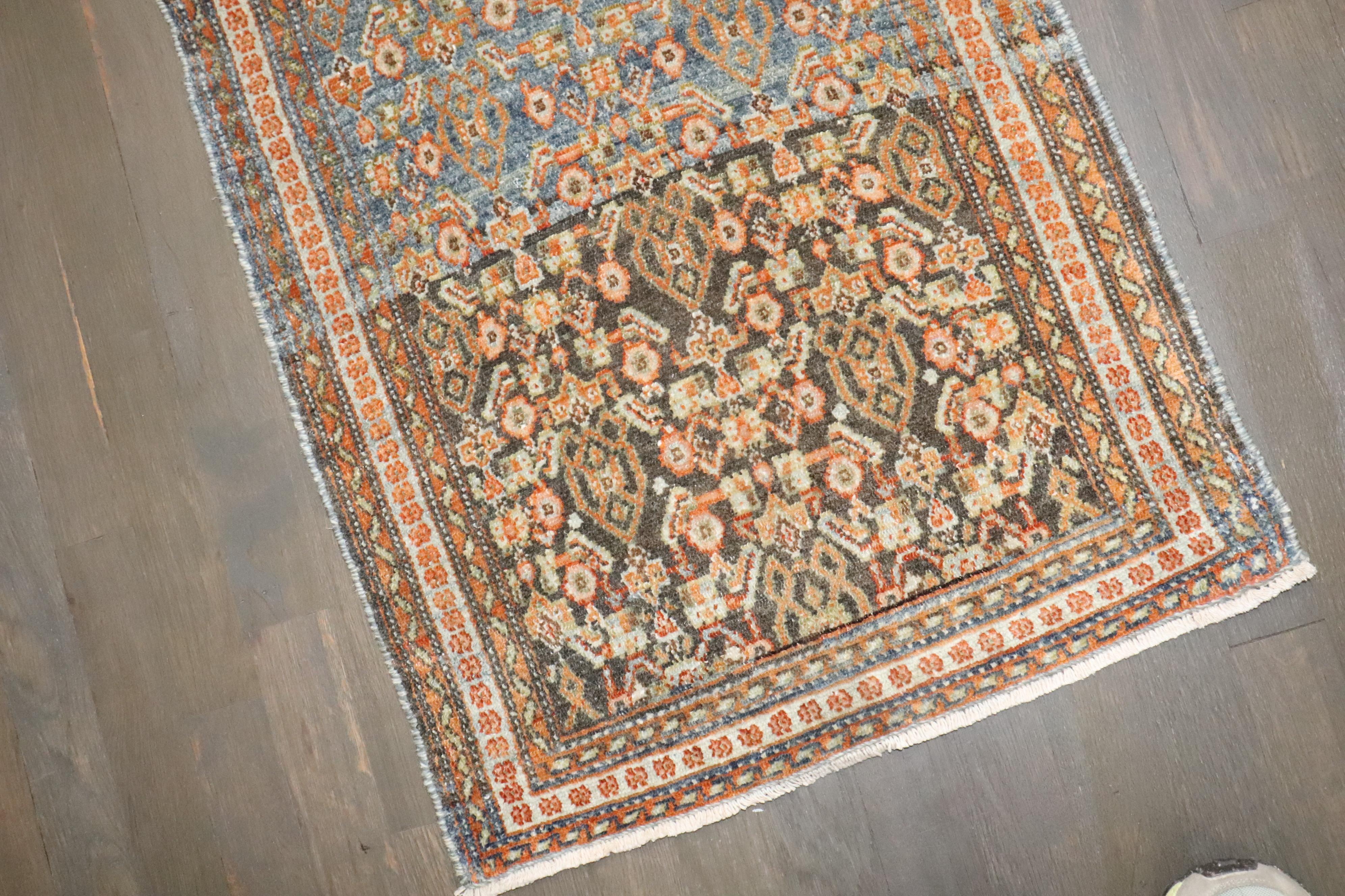 Persiano Zabihi Collection Tappeti antichi persiani Senneh piccoli in vendita