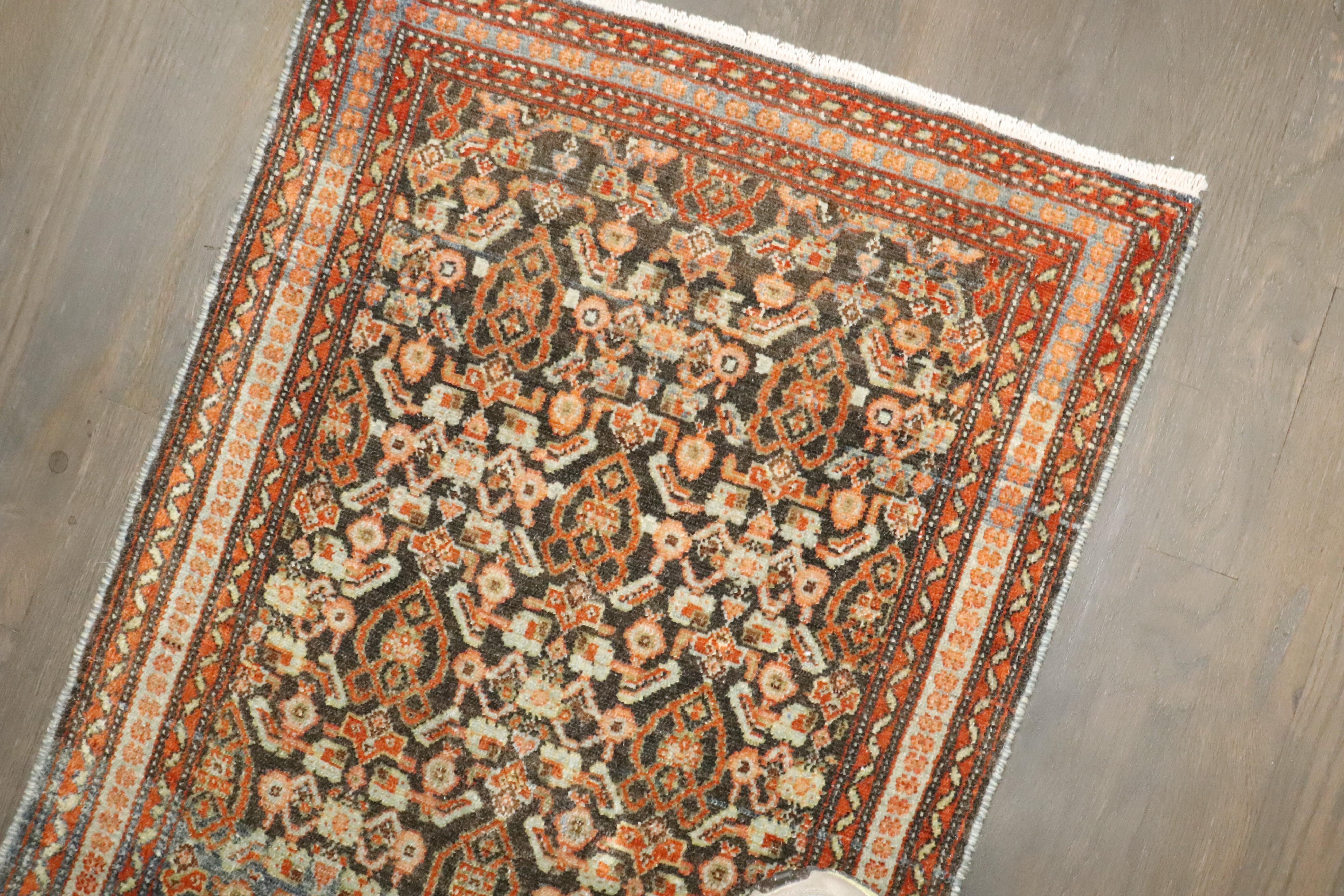XX secolo Zabihi Collection Tappeti antichi persiani Senneh piccoli in vendita