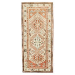 Zabihi Collection Antique Persian Serab Geometric Scatter Rug