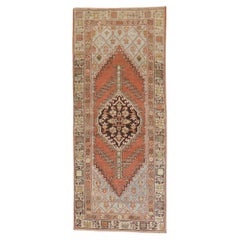 Zabihi Collection Antique Persian Serab Geometric Small Runner