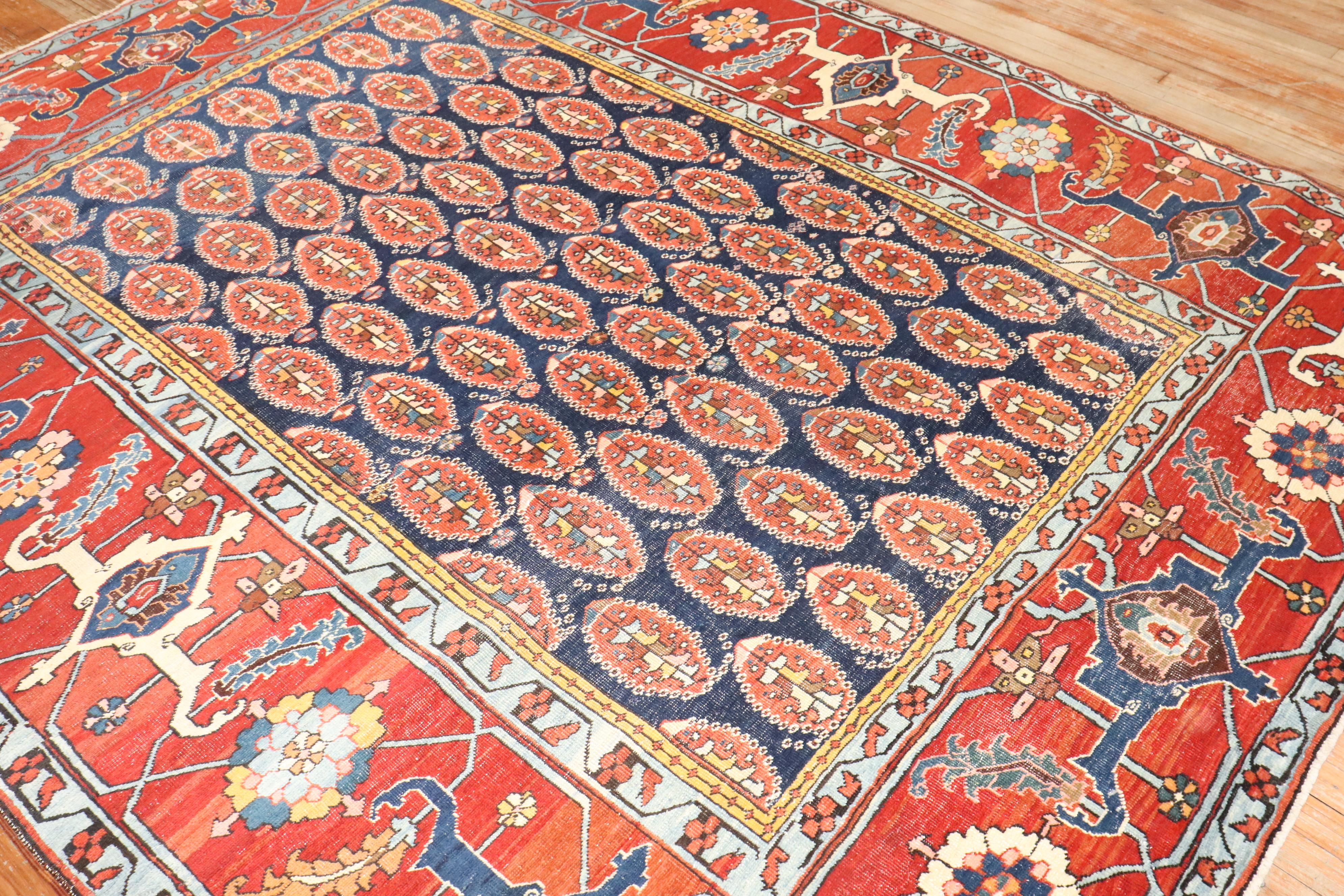 Tapis persan ancien Serapi Heriz de la collection Zabihi Bon état - En vente à New York, NY