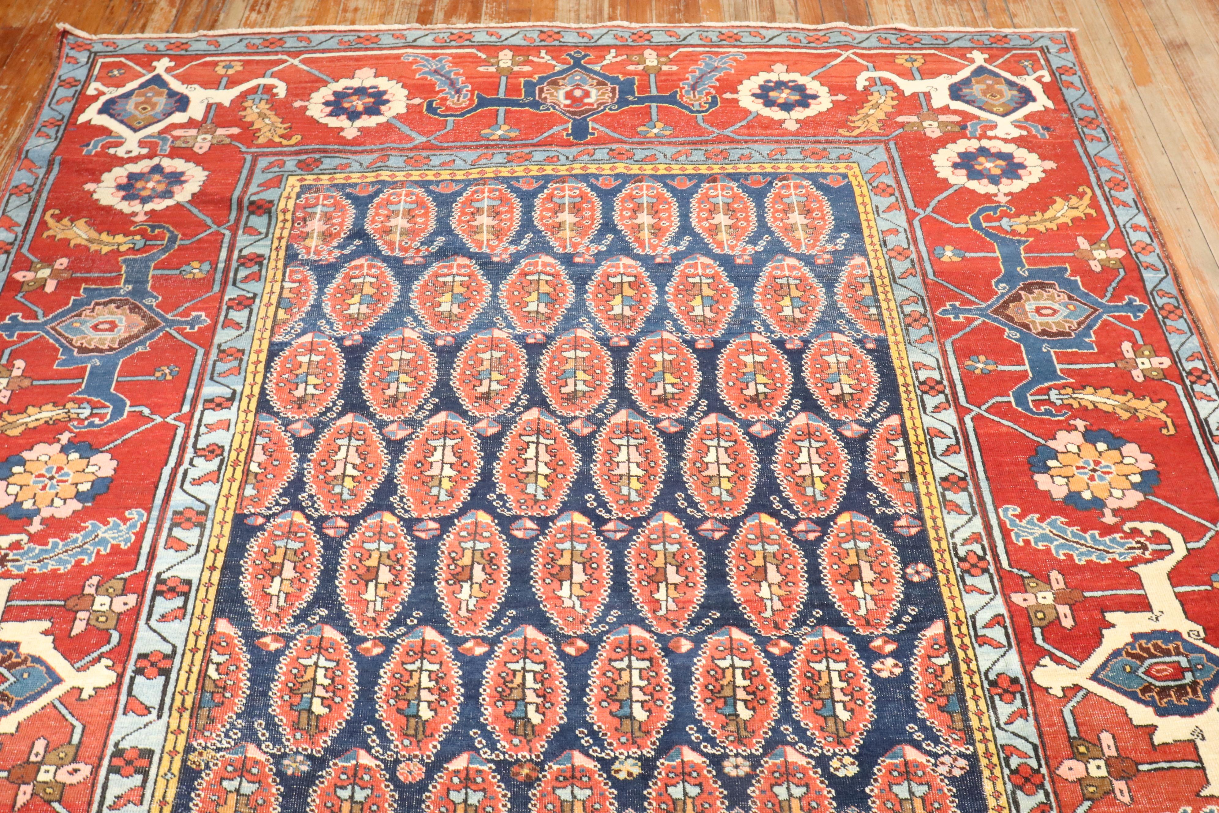 Tapis persan ancien Serapi Heriz de la collection Zabihi en vente 1