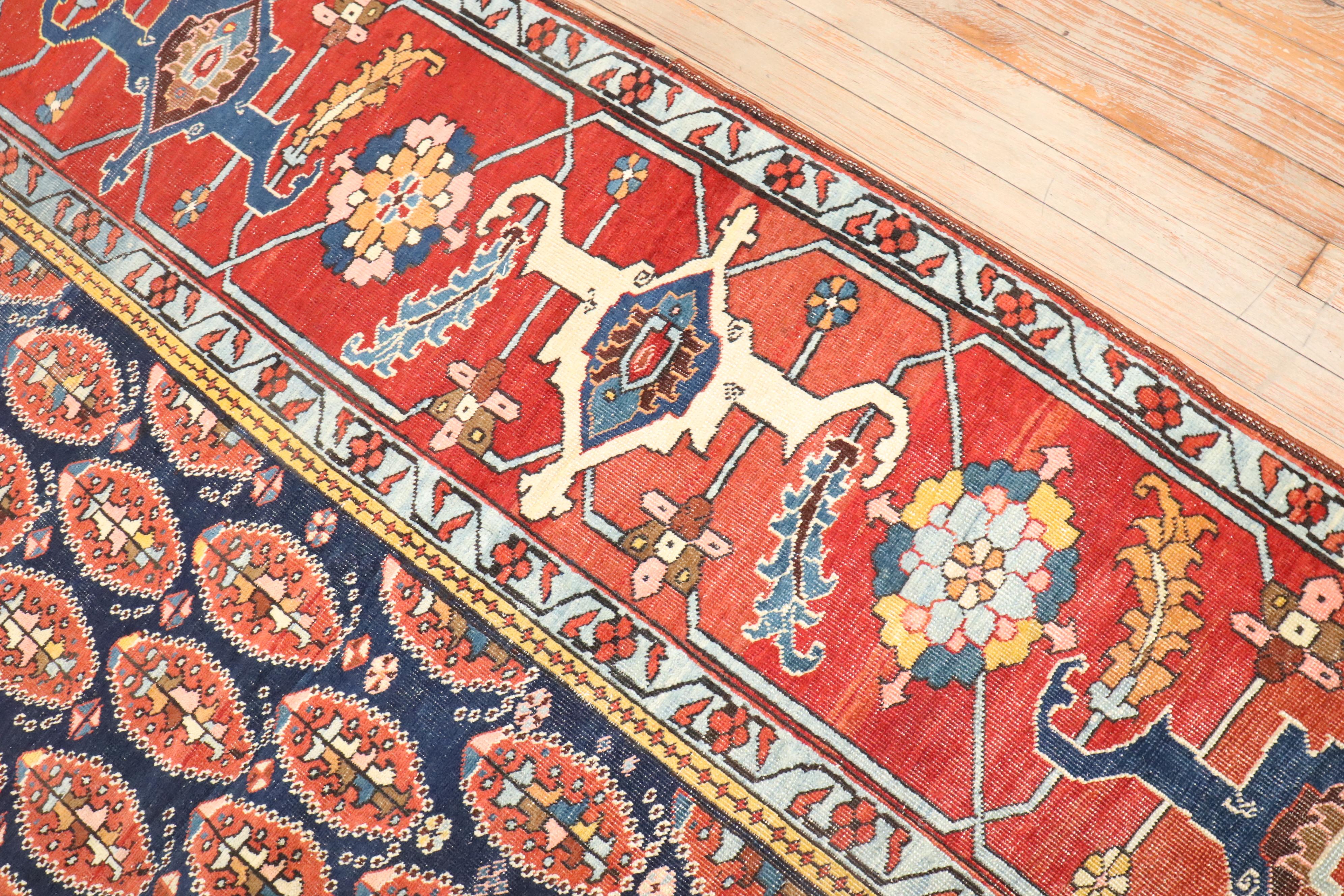 Tapis persan ancien Serapi Heriz de la collection Zabihi en vente 2