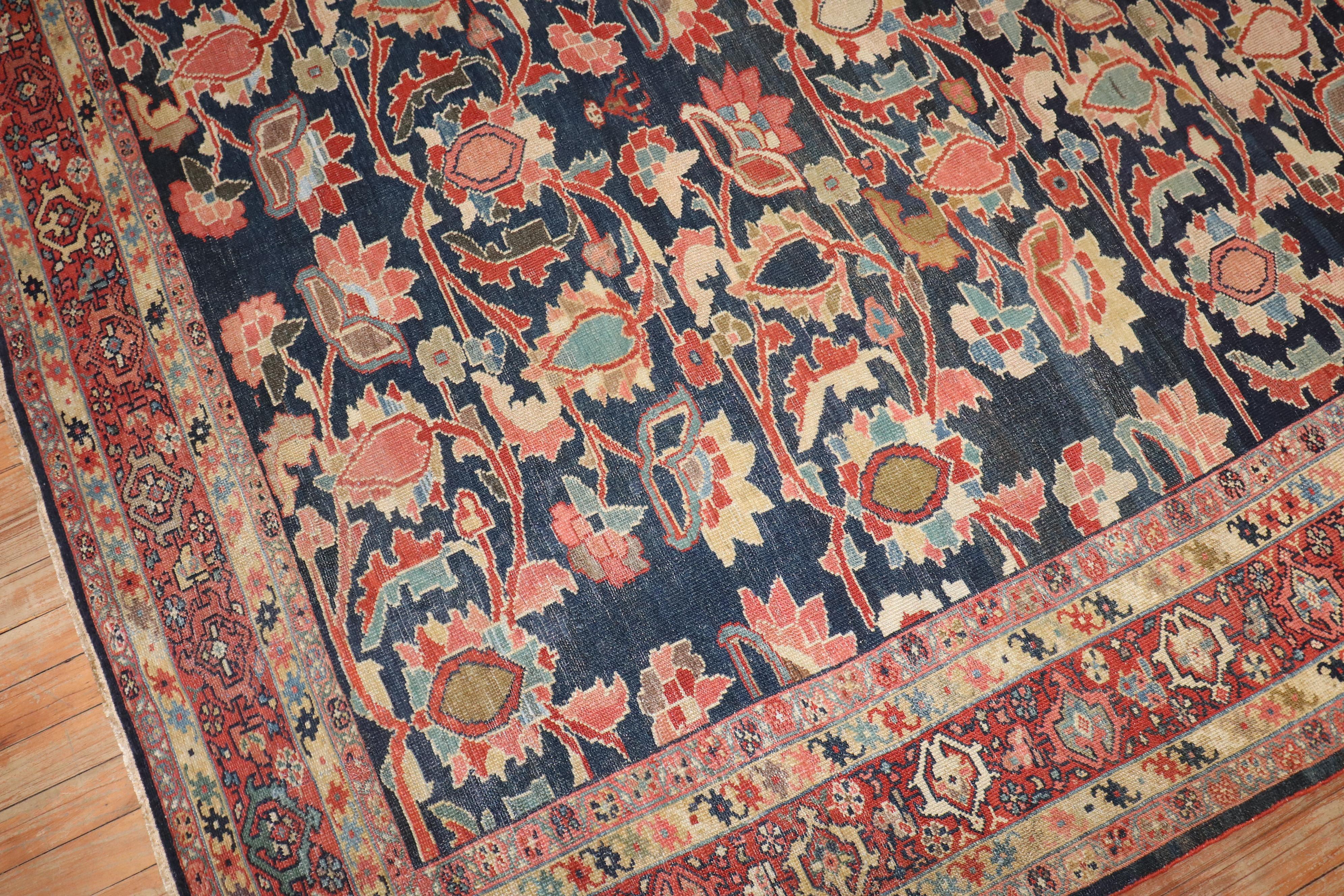Zabihi Collection Antique Persian Sultanabad Rug For Sale 5