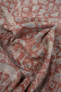 Zabihi Collection Antique Persian Tabriz Animal Scene Room Carpet