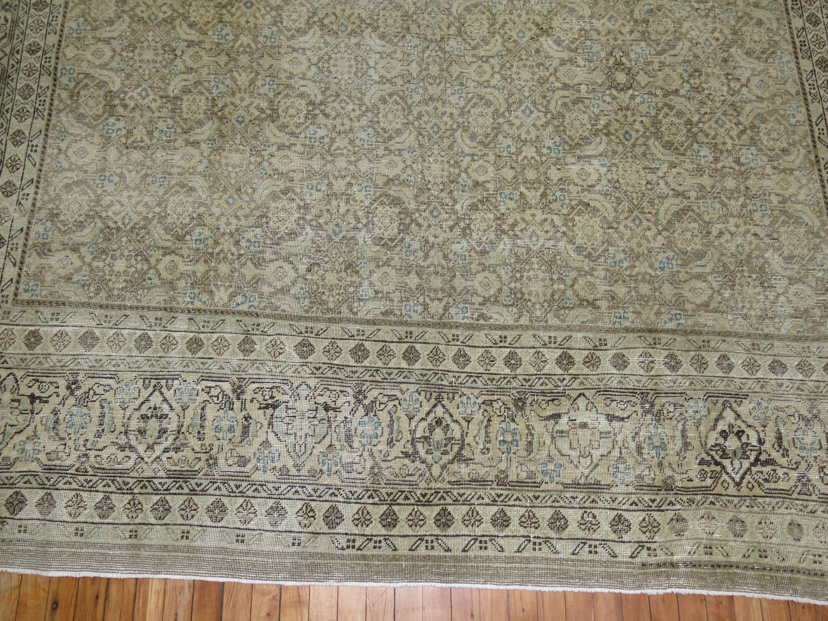 An early 20th-century Persian Tabriz room-size 

9'111' x 12'9''

 