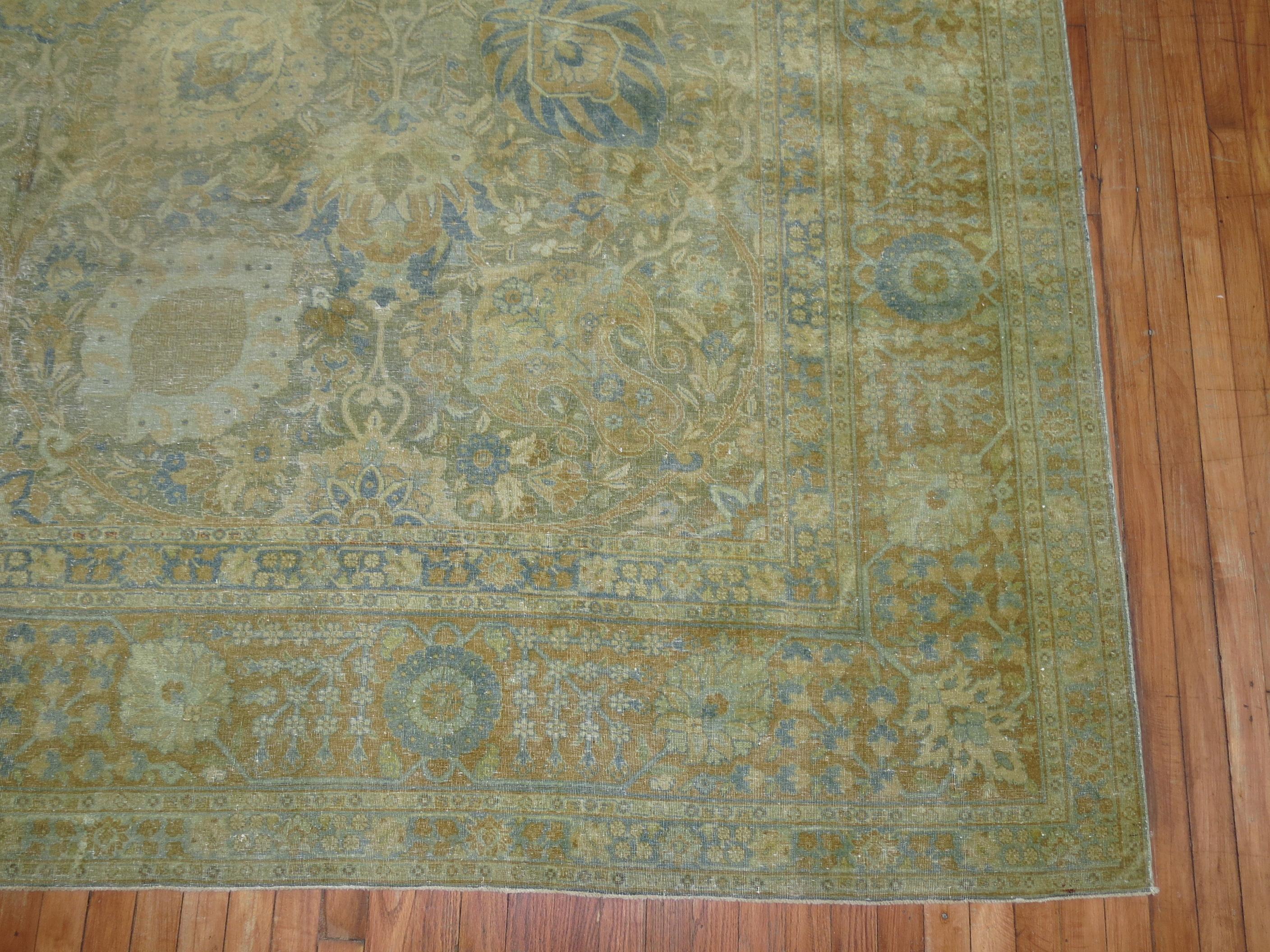 frühes 20. Jahrhundert Persisch Getragene Zimmergröße Antiker Täbris Teppich

10'3'' x 13'2''


