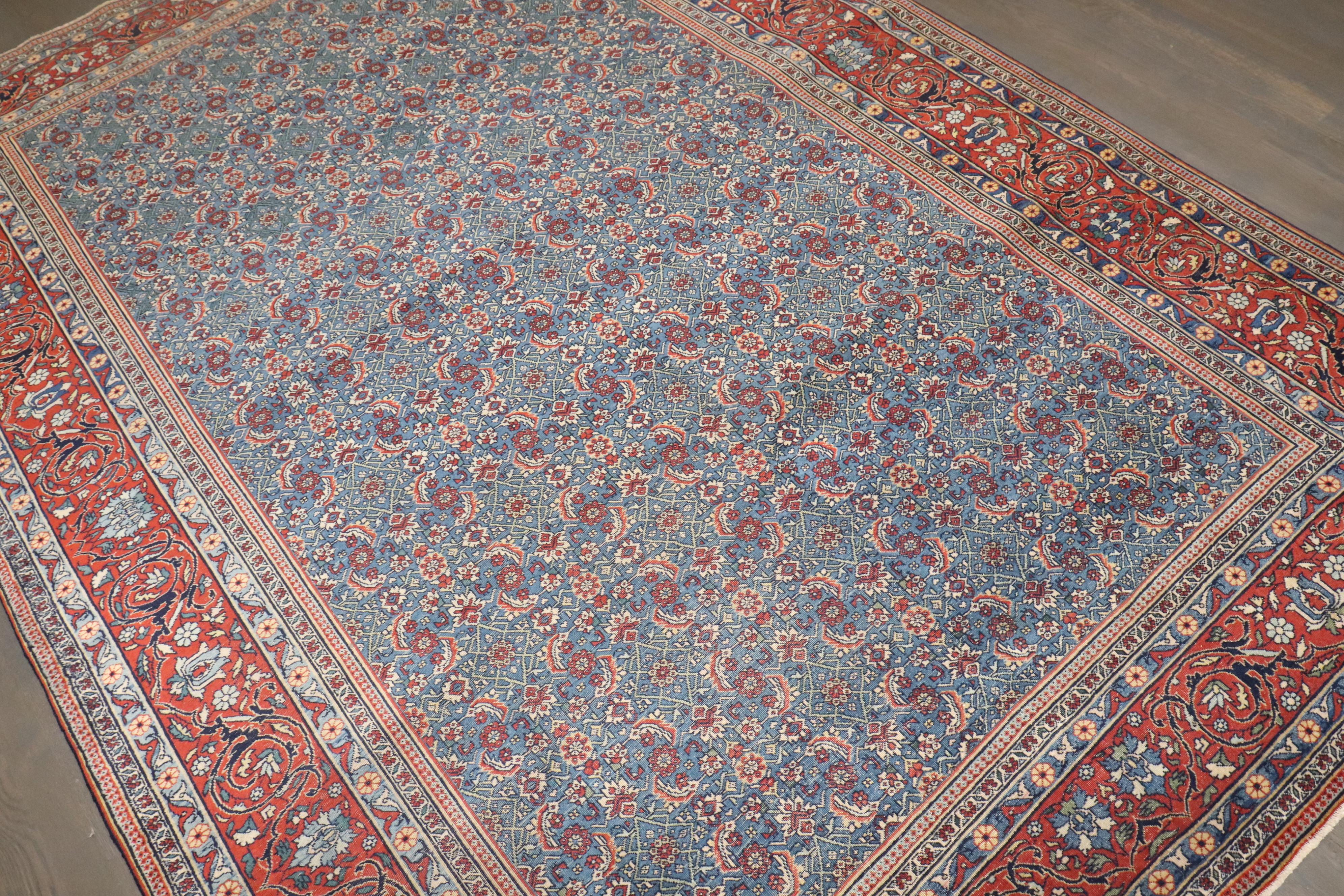 Antiker persischer Teheran-Teppich der Zabihi-Kollektion im Angebot 3