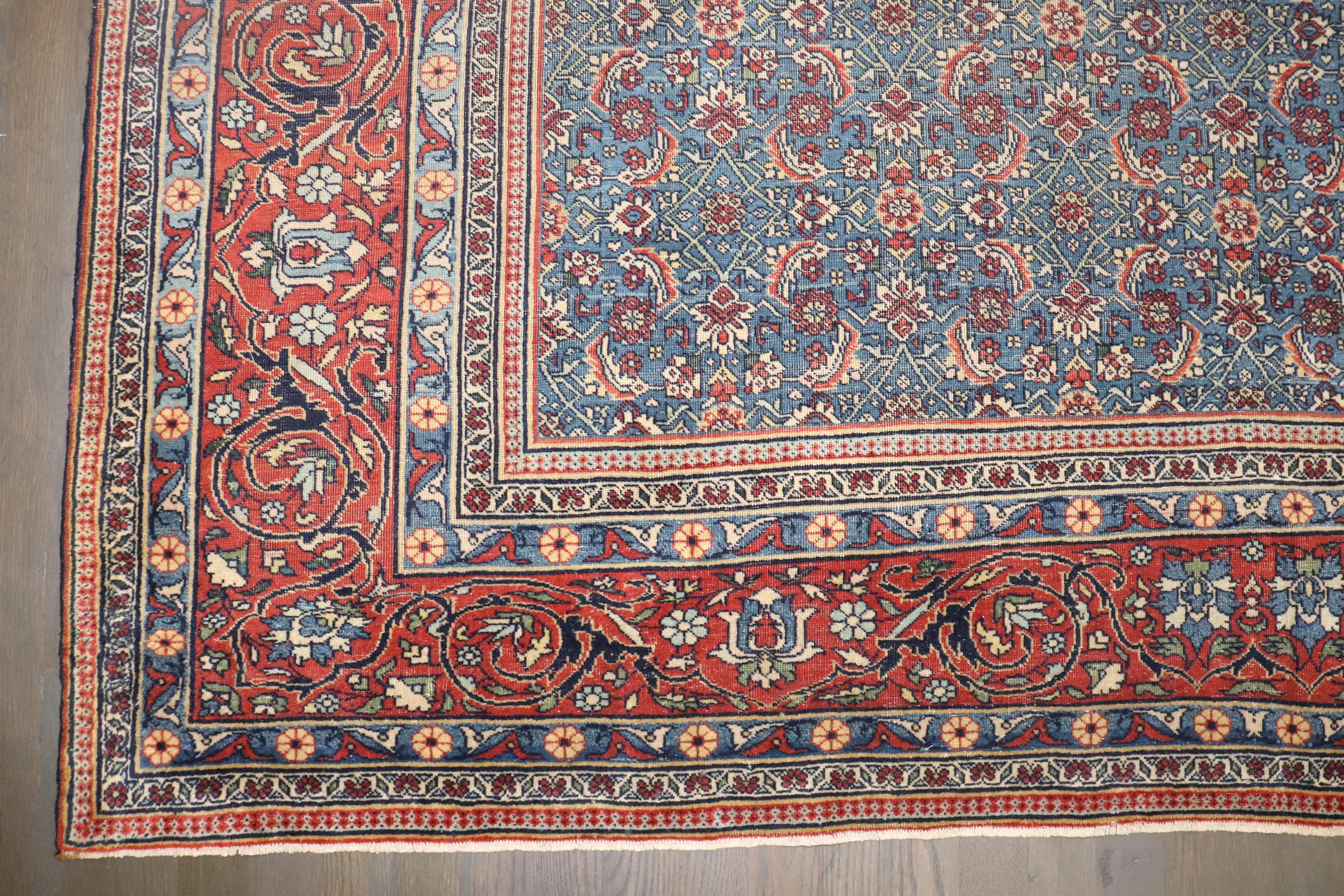 Antiker persischer Teheran-Teppich der Zabihi-Kollektion im Angebot 4