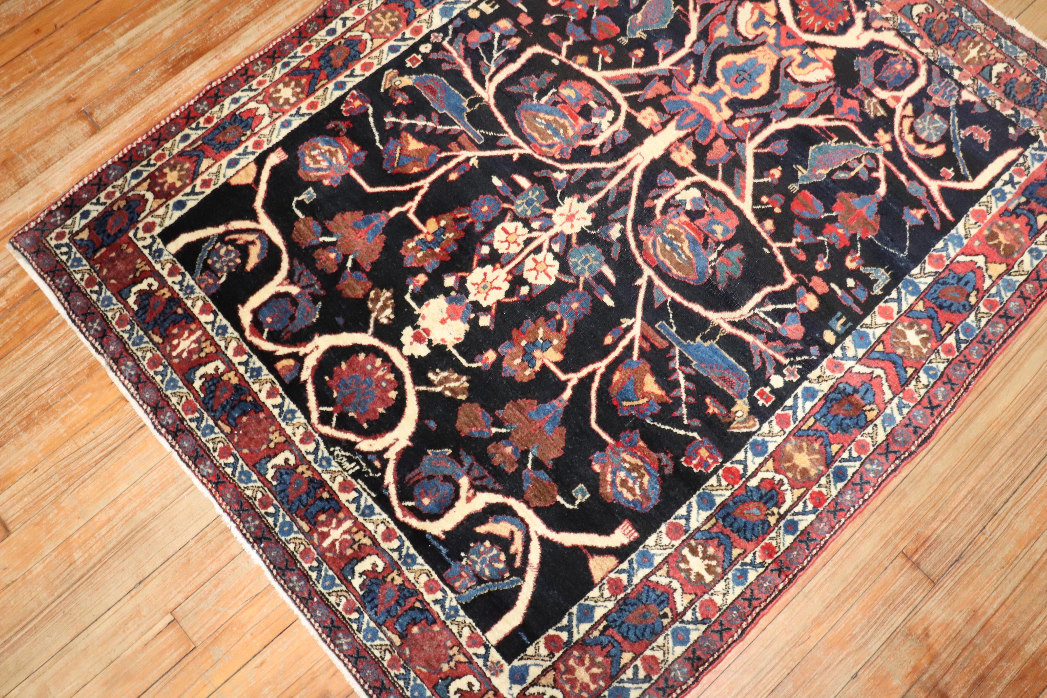 Kashan Tappeto antico persiano Teheran della Collection'S Zabihi in vendita