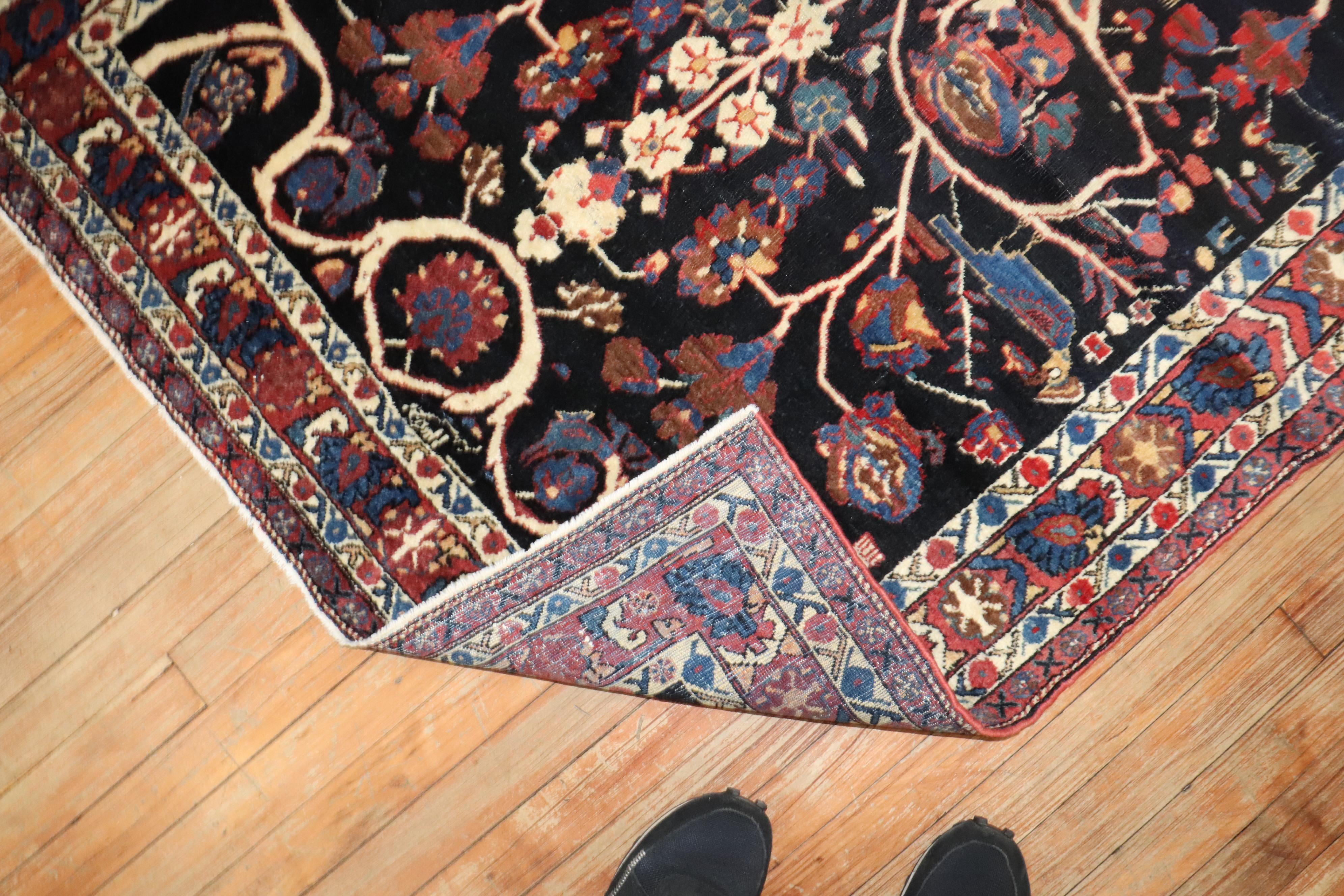 Persiano Tappeto antico persiano Teheran della Collection'S Zabihi in vendita