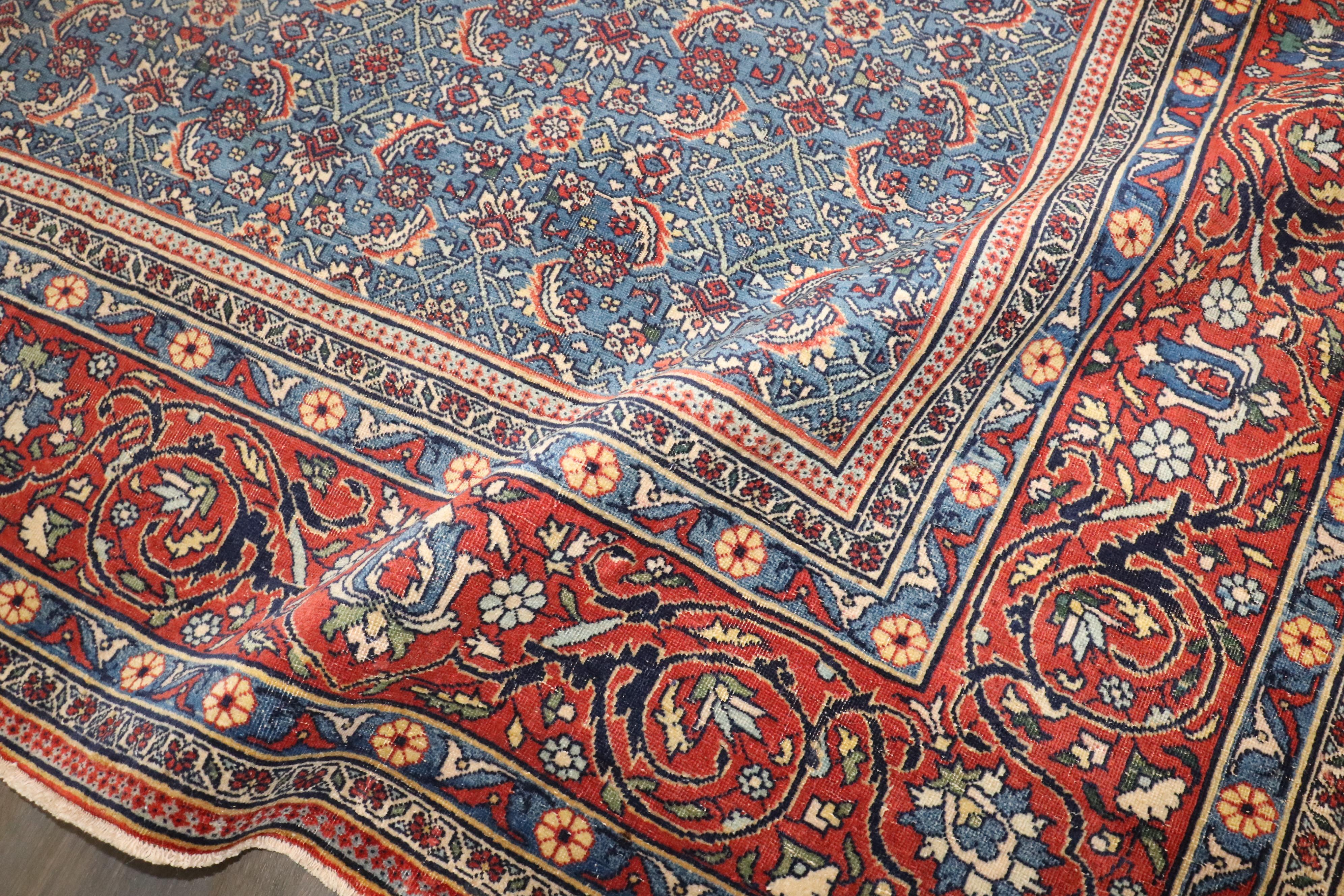 Antiker persischer Teheran-Teppich der Zabihi-Kollektion (Persisch) im Angebot