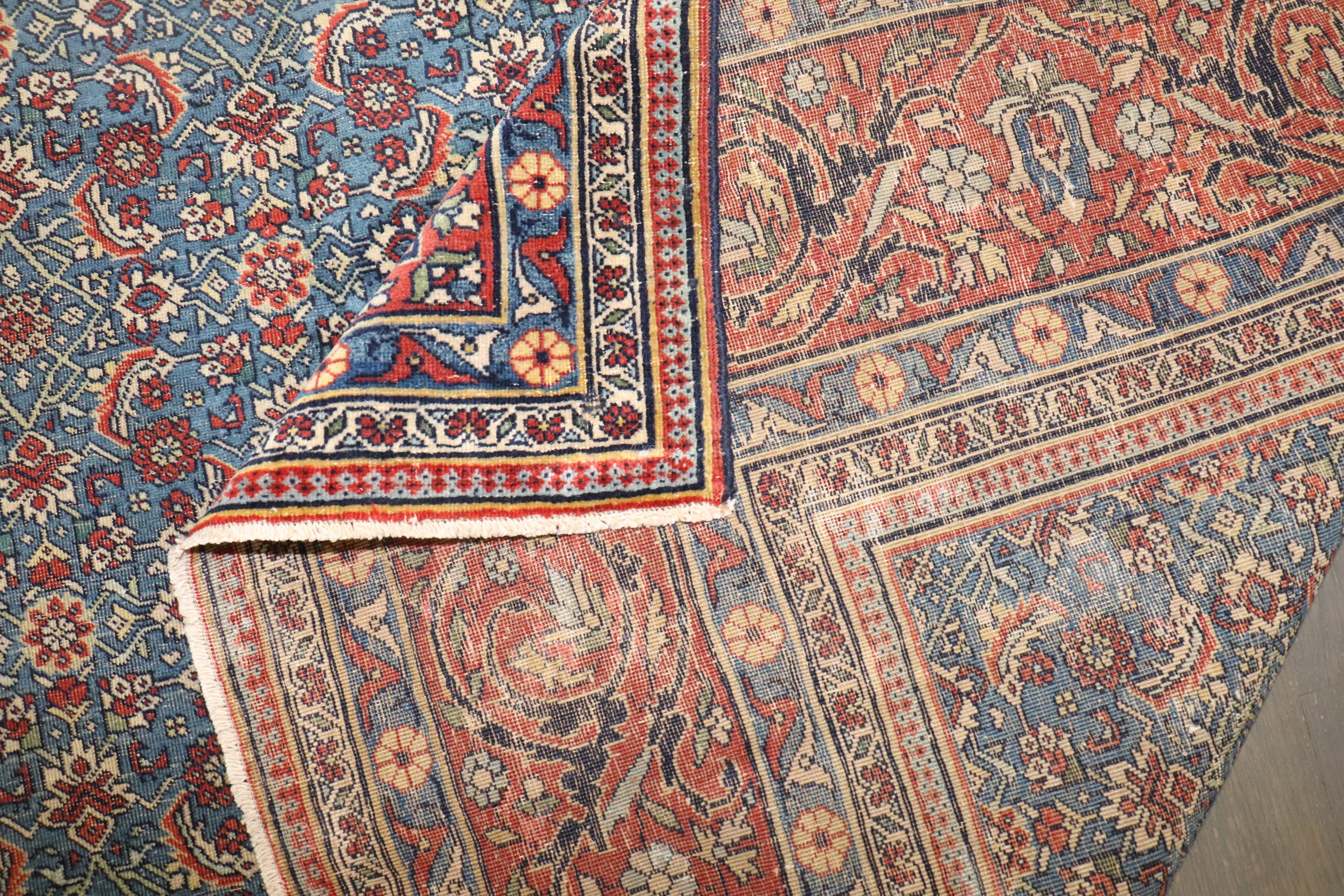 Antiker persischer Teheran-Teppich der Zabihi-Kollektion im Zustand „Gut“ im Angebot in New York, NY