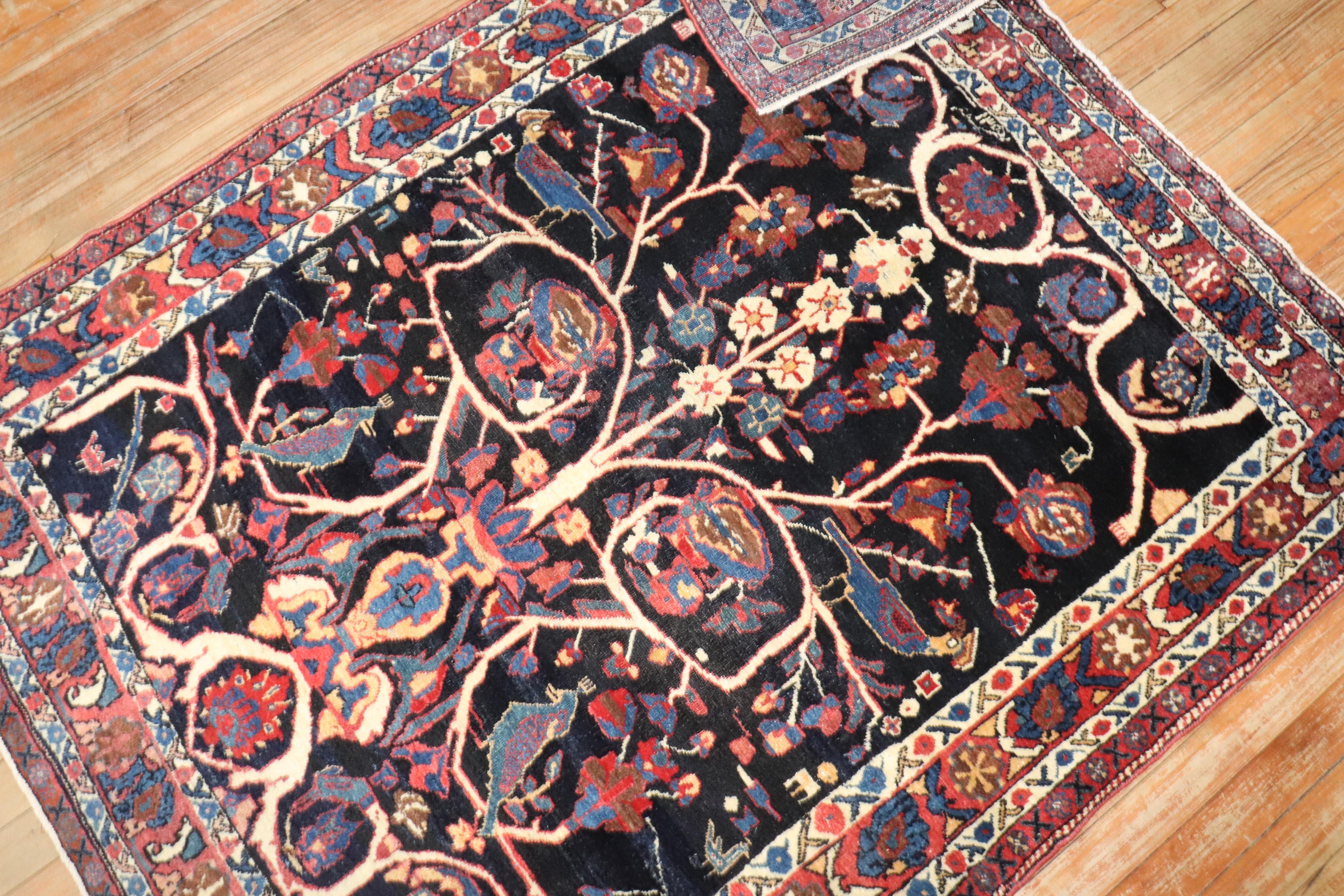 Lana Tappeto antico persiano Teheran della Collection'S Zabihi in vendita