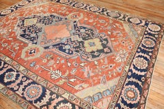Zabihi Collection Antique Signed Heriz Room Size Rug
