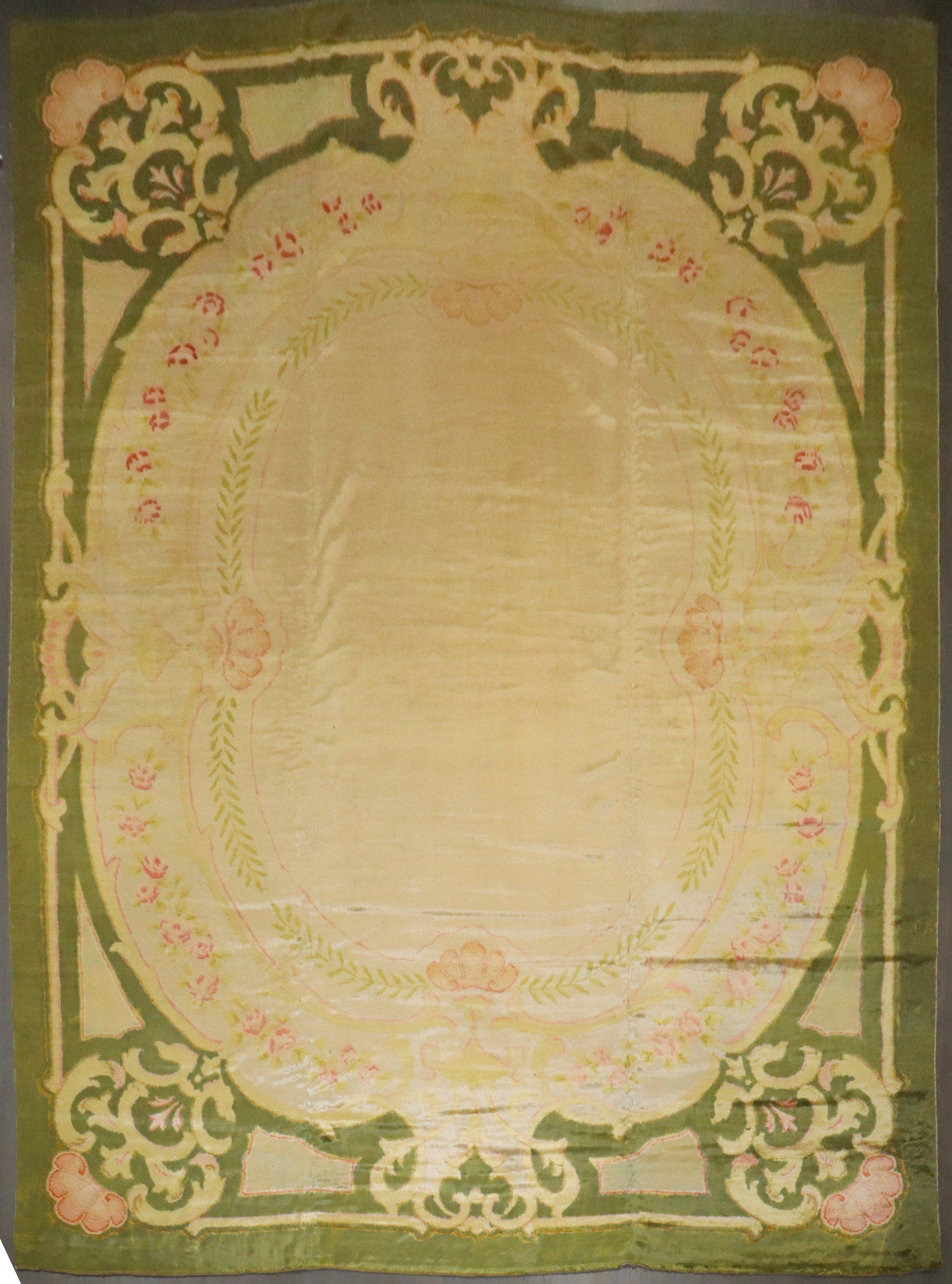an early 20th-century Spanish Savonnerrie Rug

Details
rug no.	10785
size	11' 7