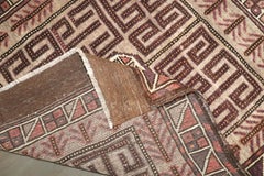 Zabihi Collection Antique Tribal Balouch Small Square Rug
