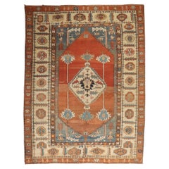 Zabihi Collection Antique Tribal Persian Bakshaish Rug, 9'9'' x 15'1''