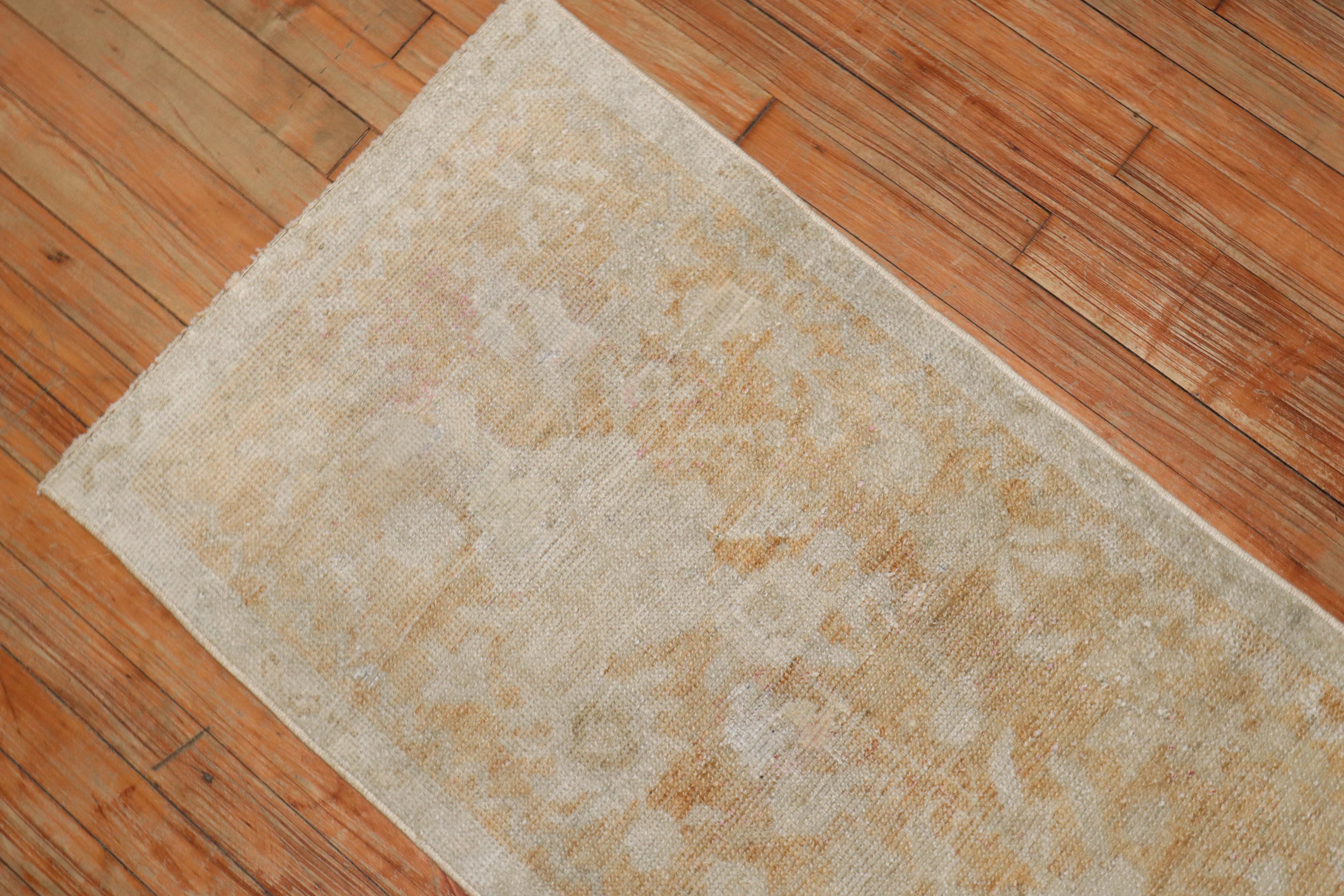 Zabihi Collection Antique Turkish Anatolian Small Rug For Sale at 1stDibs