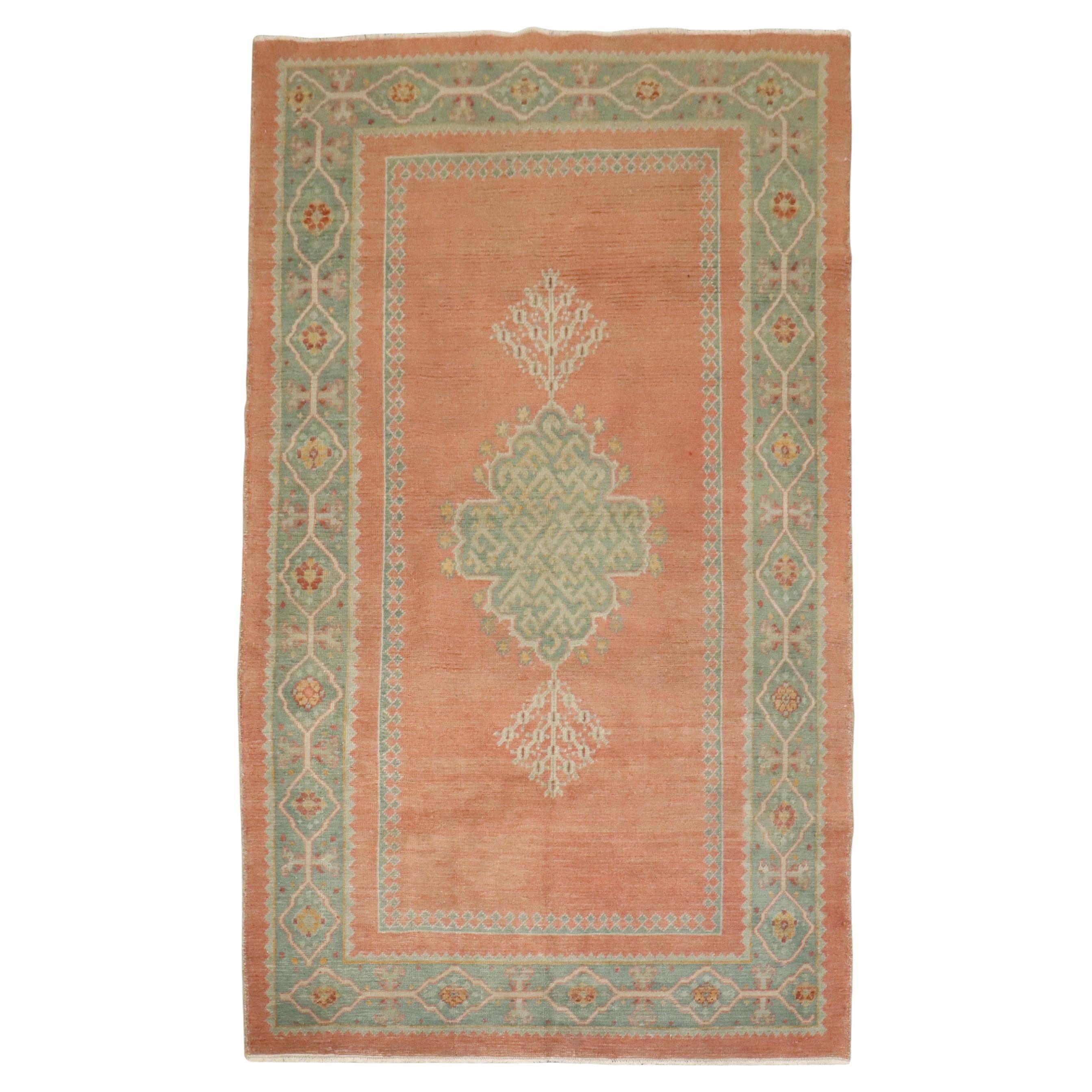 Tapis turc antique Borlou Coral Collection Zabihi