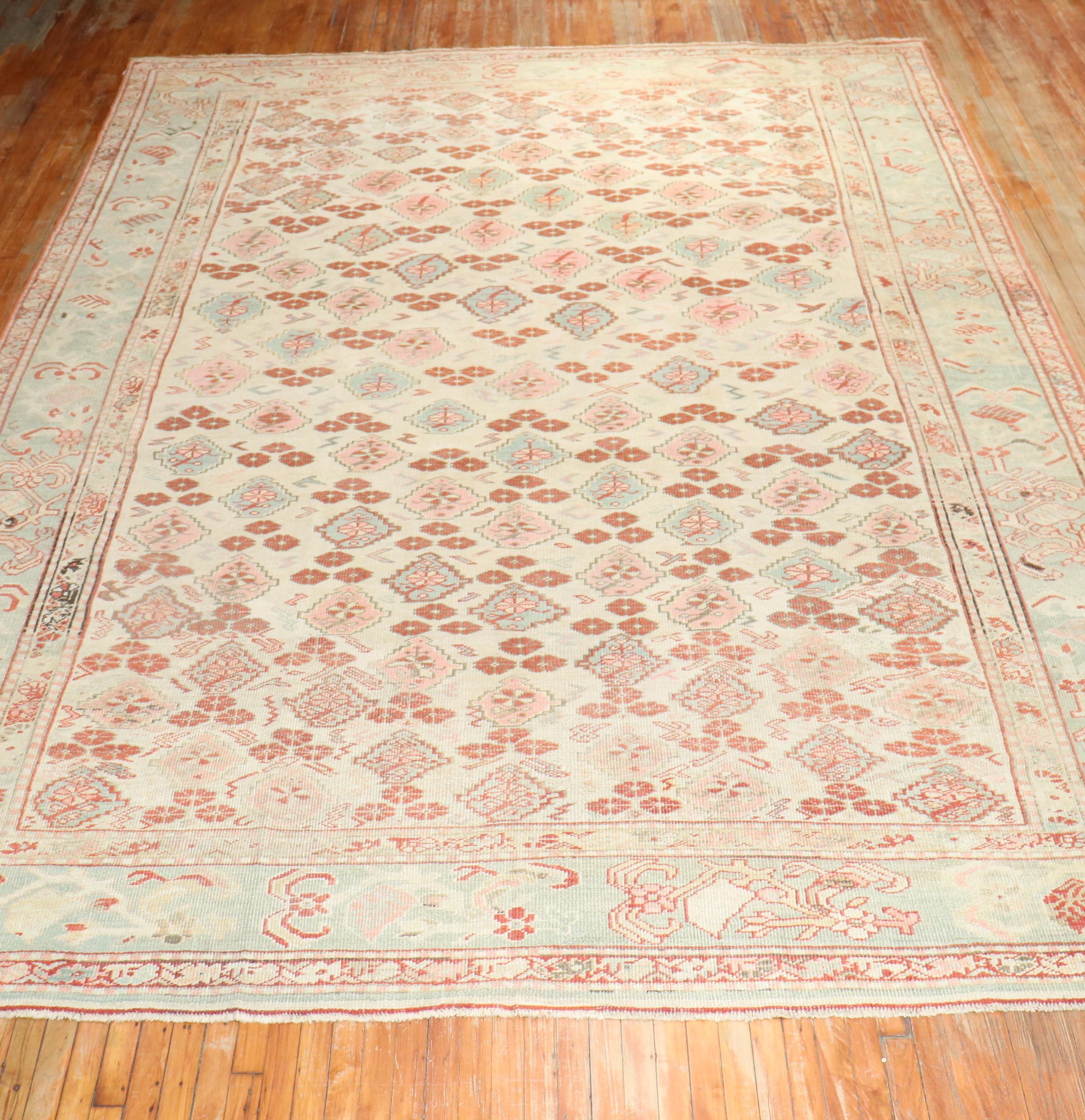 Zabihi Collection Antique Turkish Ghiordes Rug For Sale 4