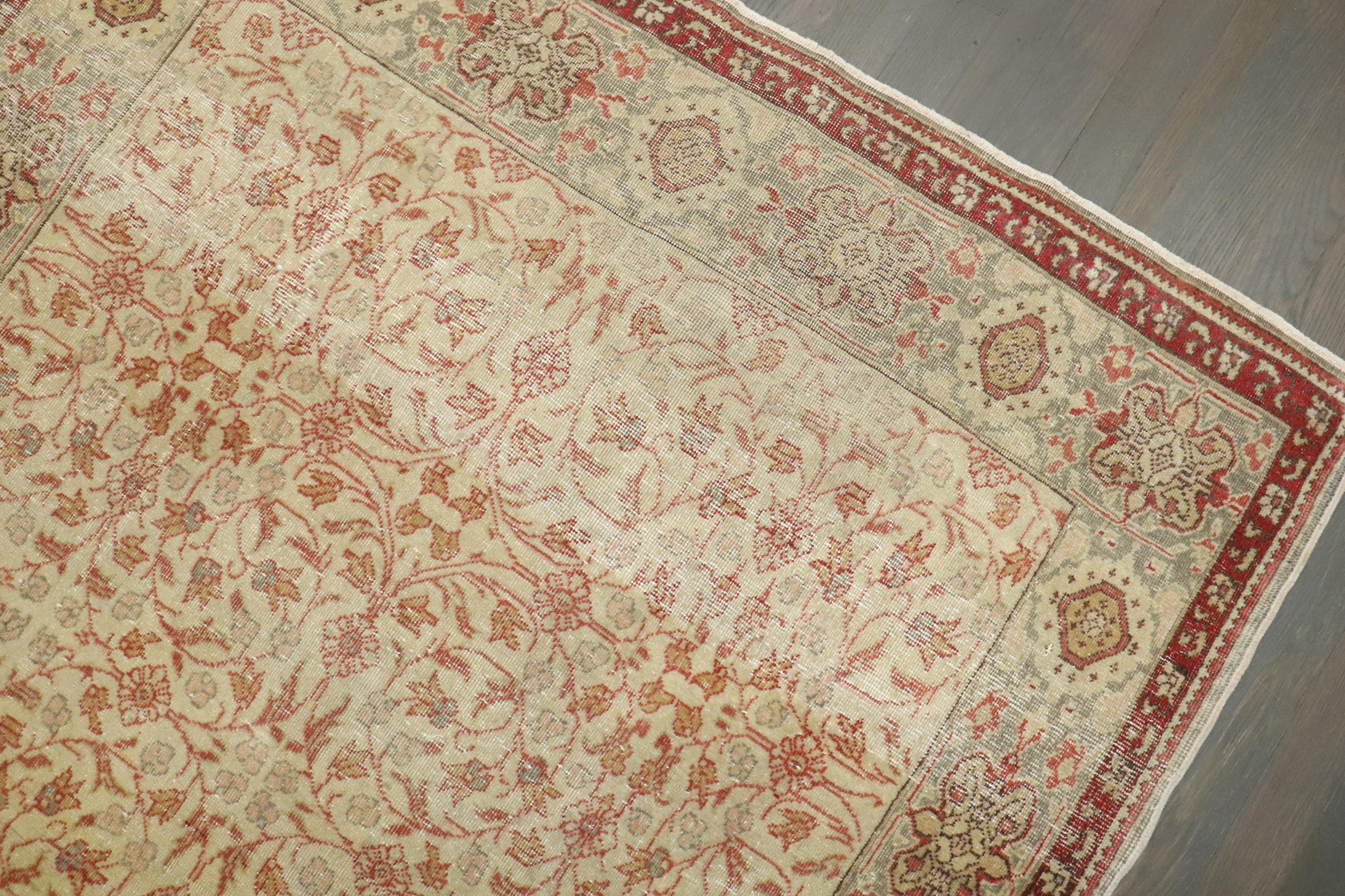 Zabihi Collection Antique Turkish Herekeh Rug For Sale 3