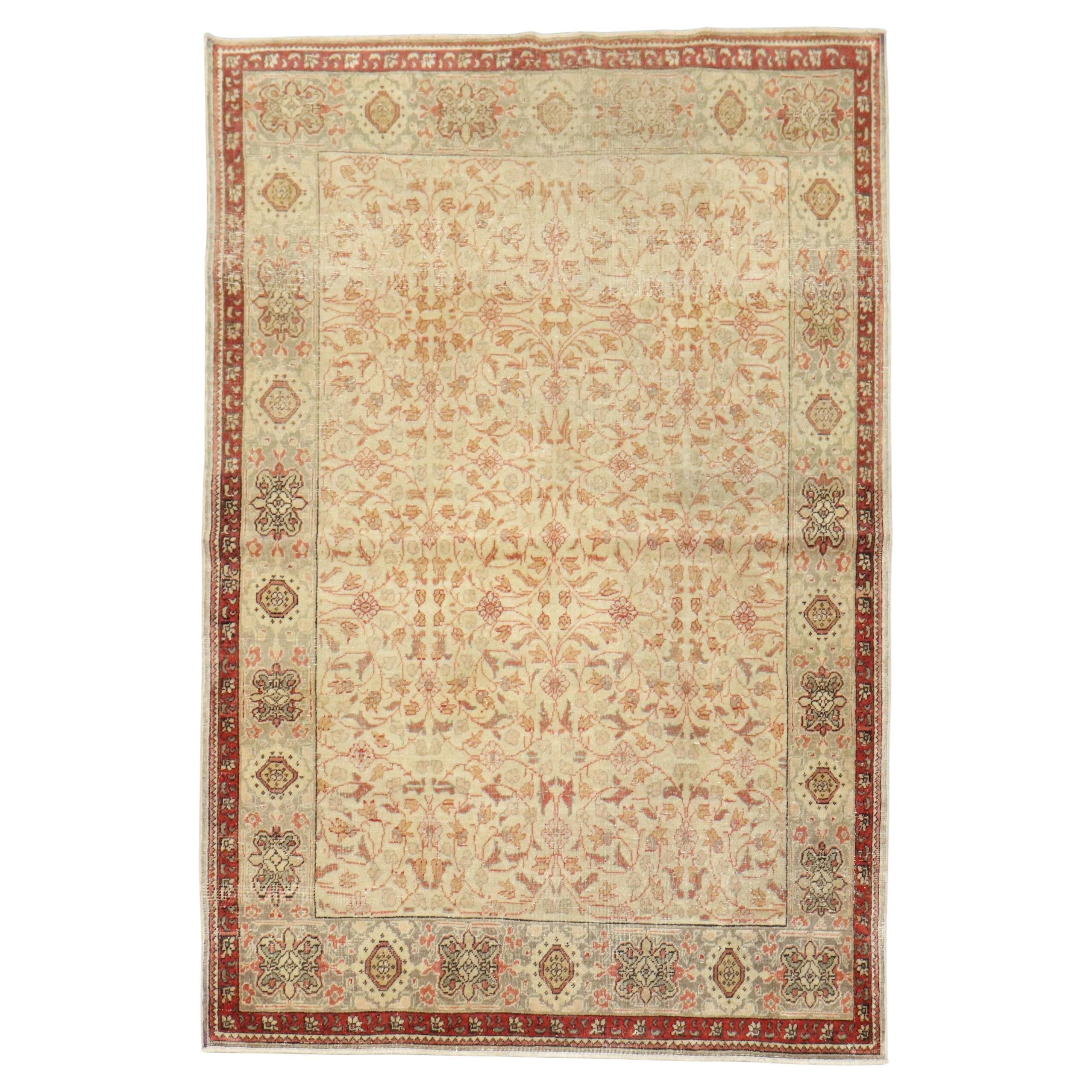 Zabihi Collection Antique Turkish Herekeh Rug For Sale