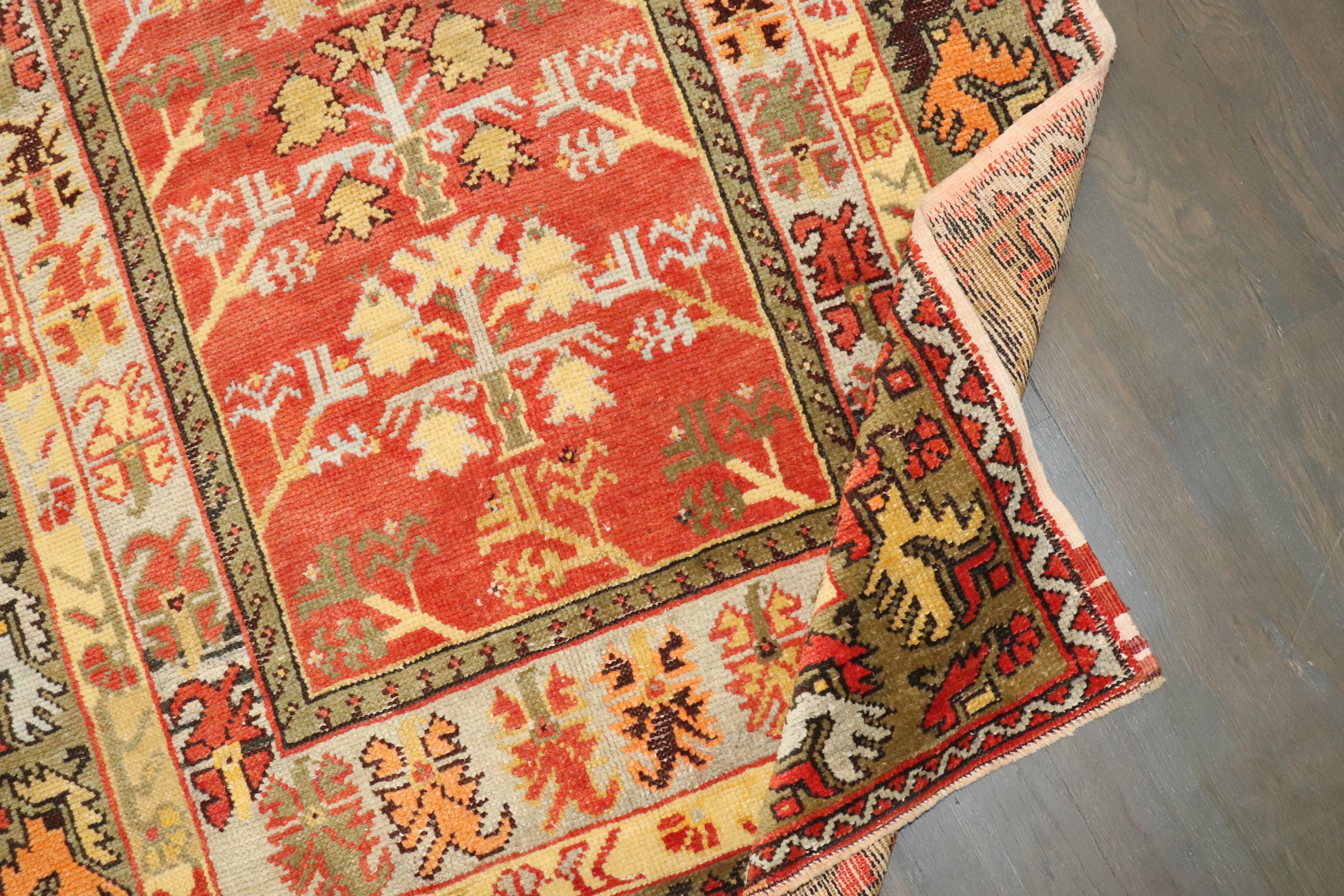 XX secolo Tappeto Zabihi Collection'S antico tappeto turco Melas in vendita
