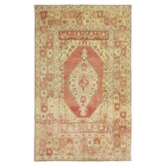 Tappeto d'accento Oushak turco antico della Collection'S