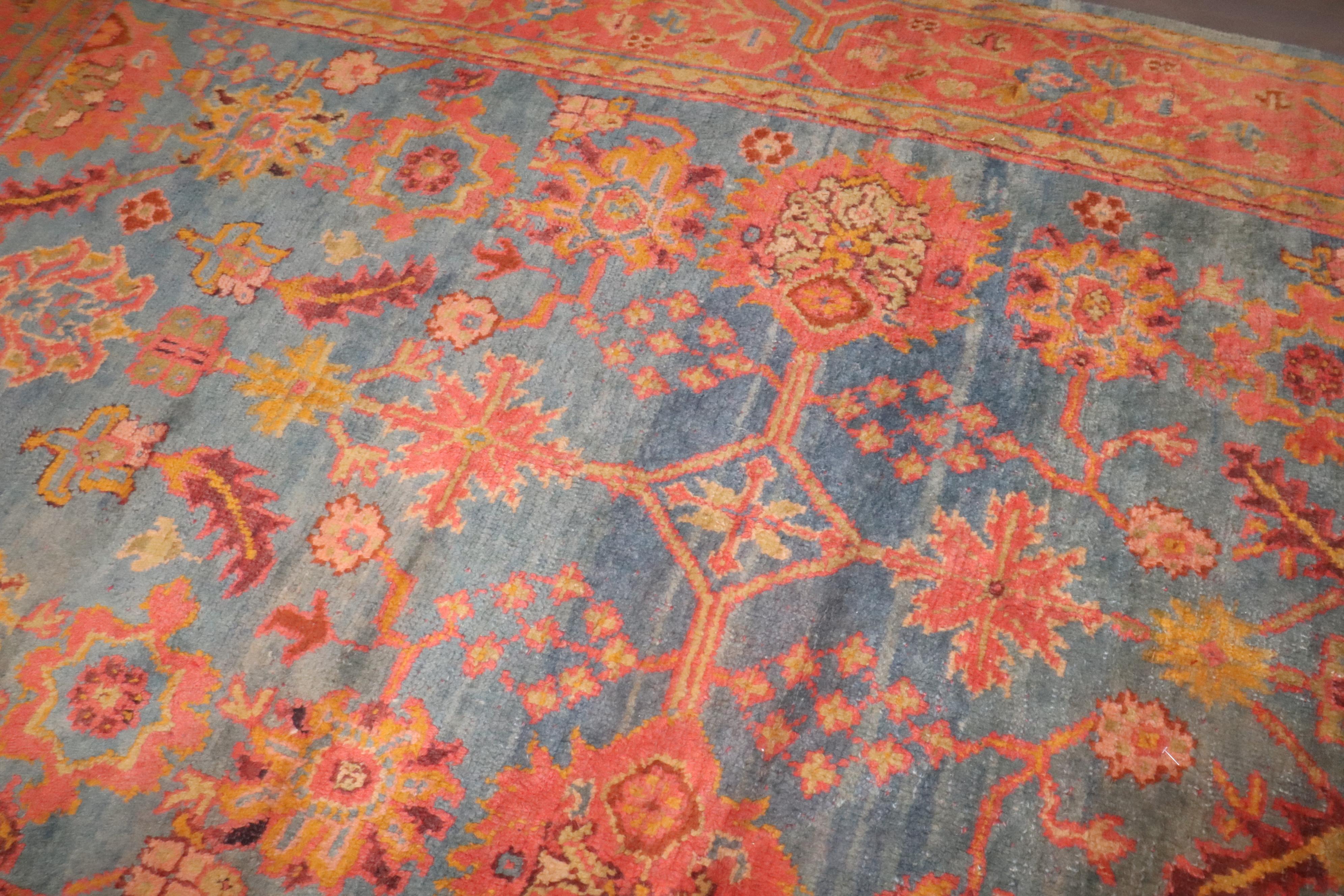 Colección Zabihi Alfombra Oushak Turca Antigua 3