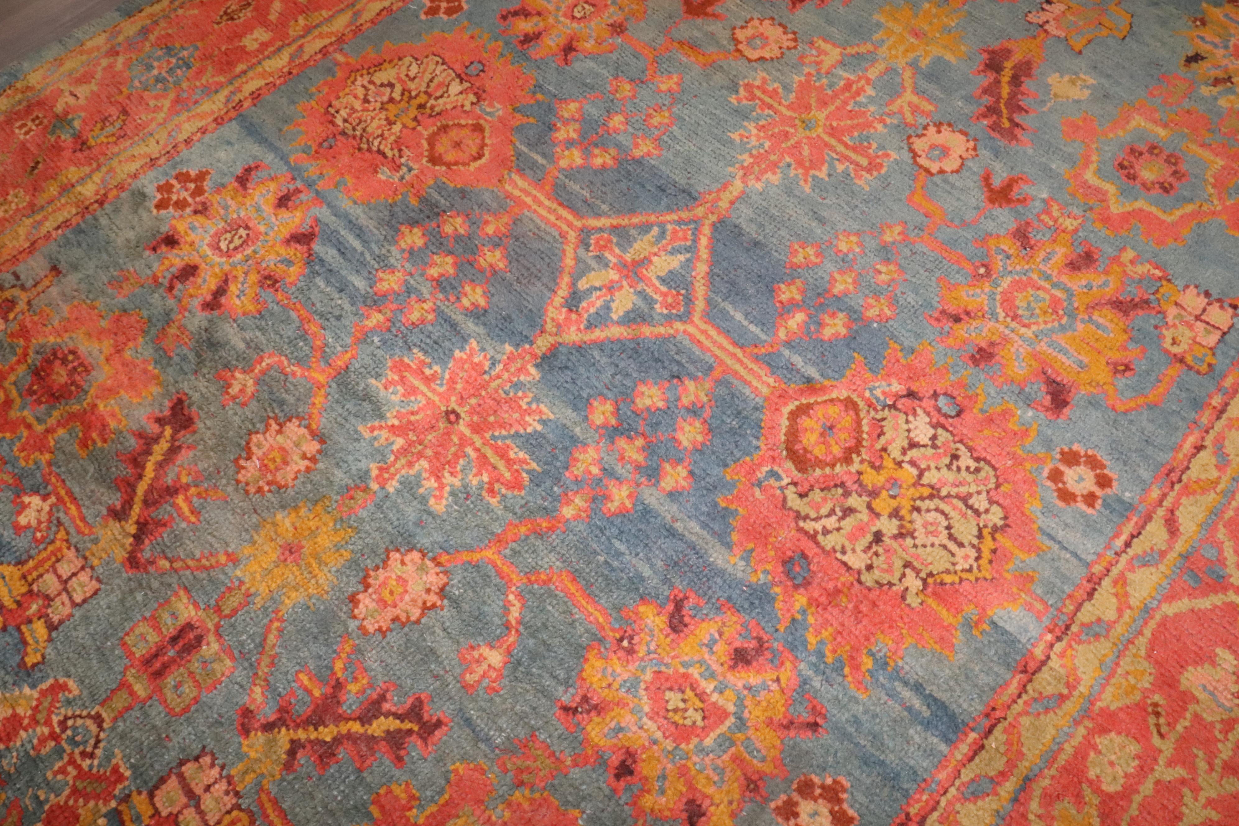 Colección Zabihi Alfombra Oushak Turca Antigua 5