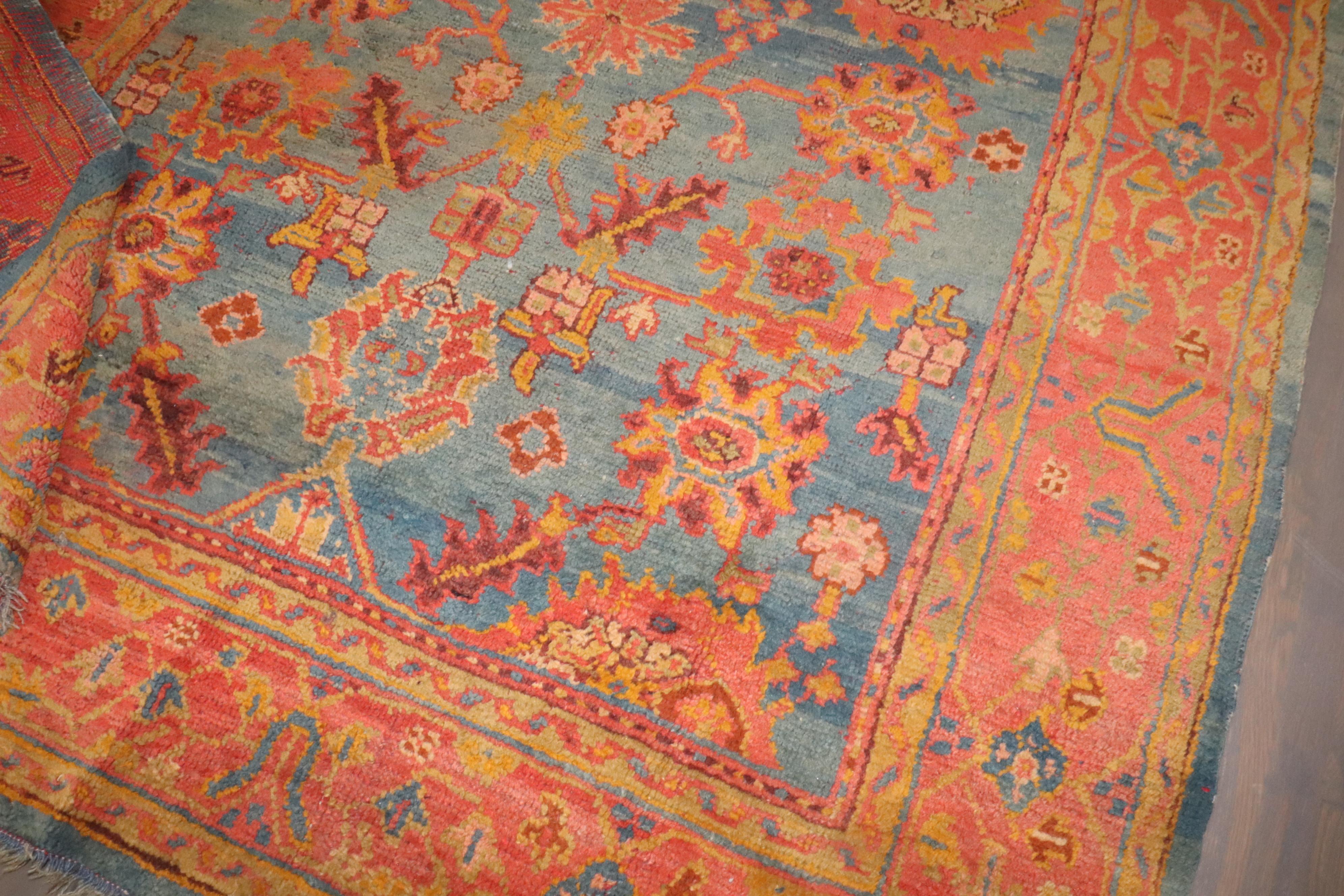 Colección Zabihi Alfombra Oushak Turca Antigua siglo XX