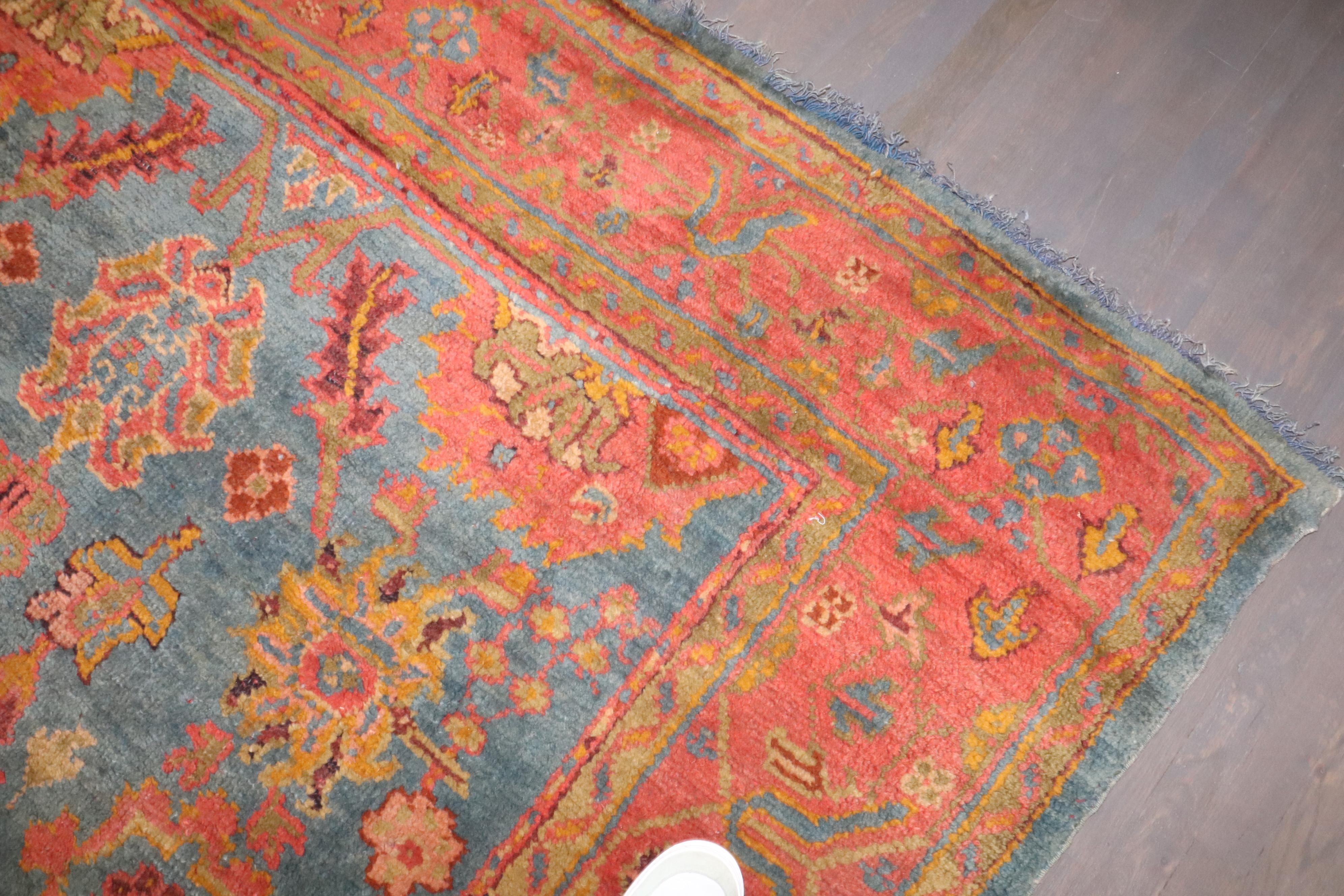 Colección Zabihi Alfombra Oushak Turca Antigua 1