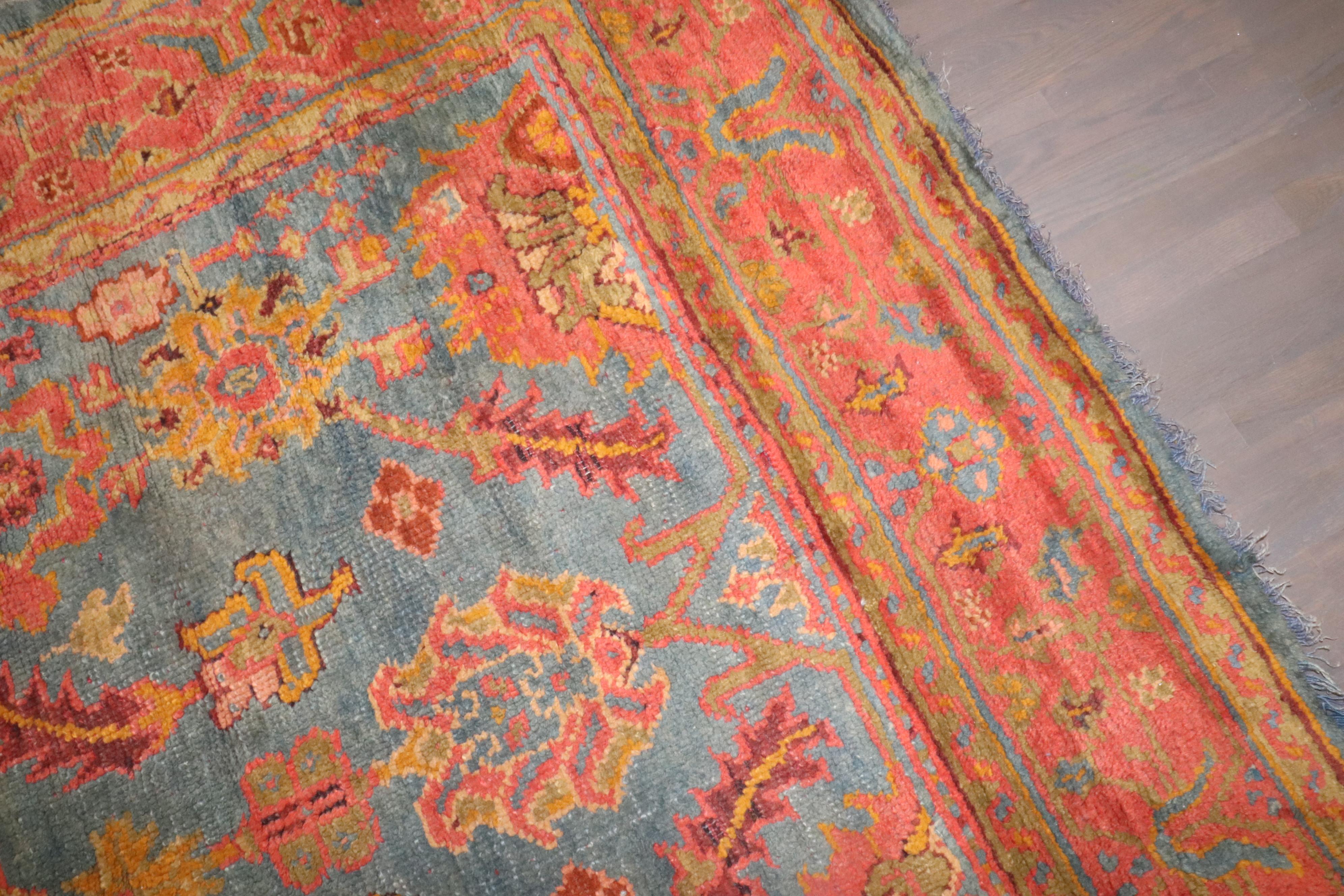 Colección Zabihi Alfombra Oushak Turca Antigua 2