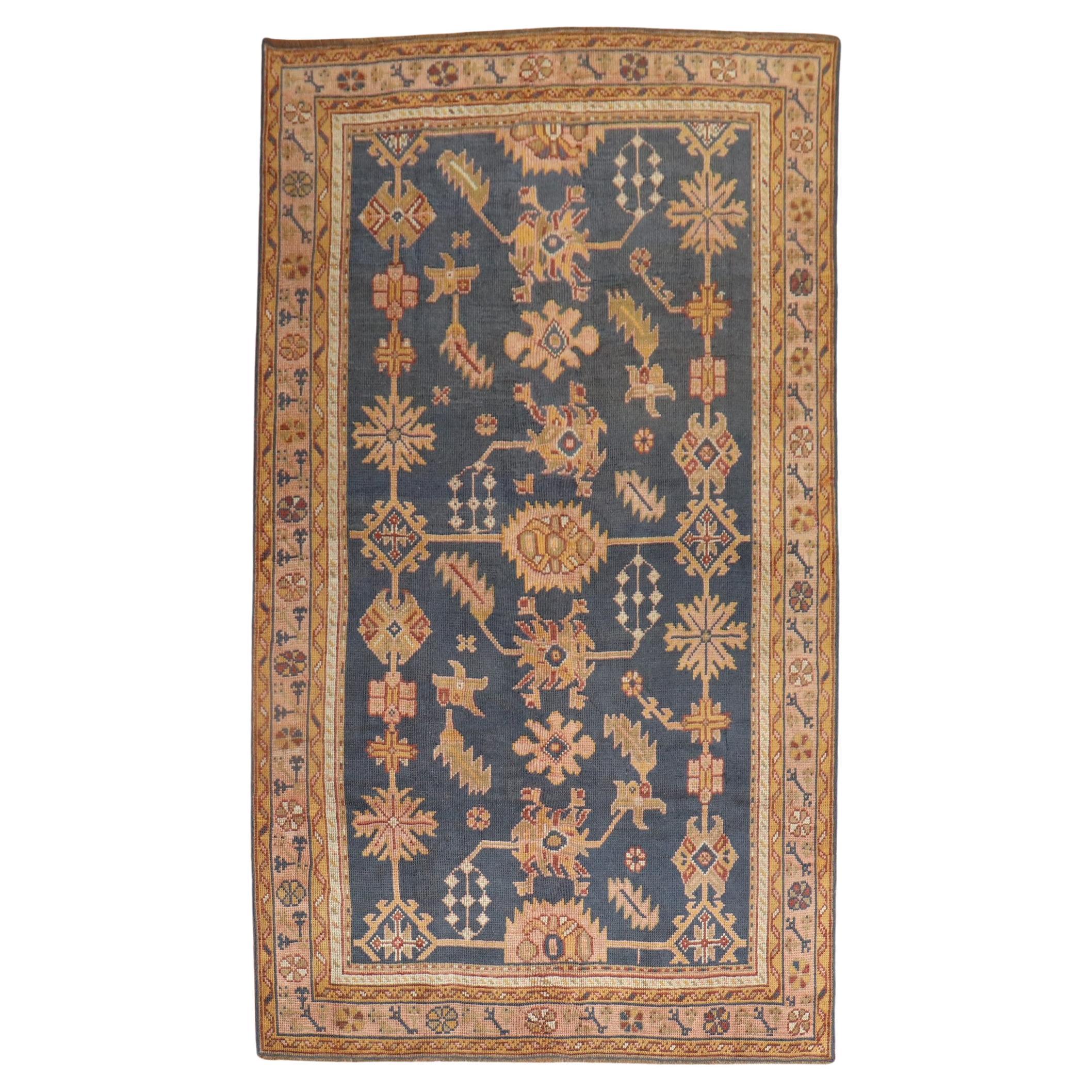 Colección Zabihi Alfombra Oushak Turca Antigua