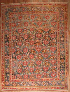Zabihi Collection Antique Turkish Oushak Room Rug