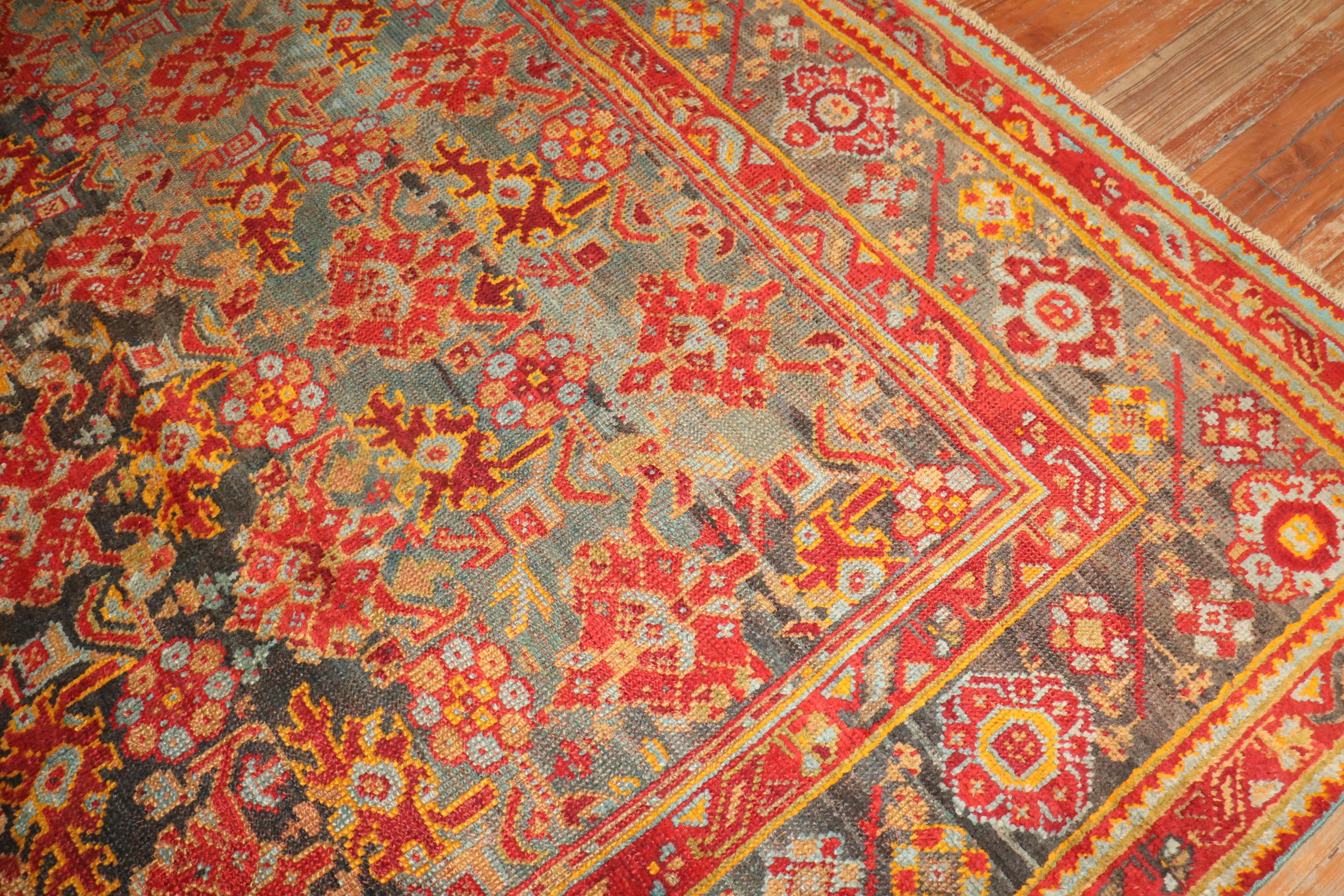 XX secolo Tappeto da camera Oushak turco antico Collection'S in vendita