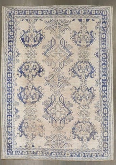 Zabihi Collection Antique Turkish Oushak Rug