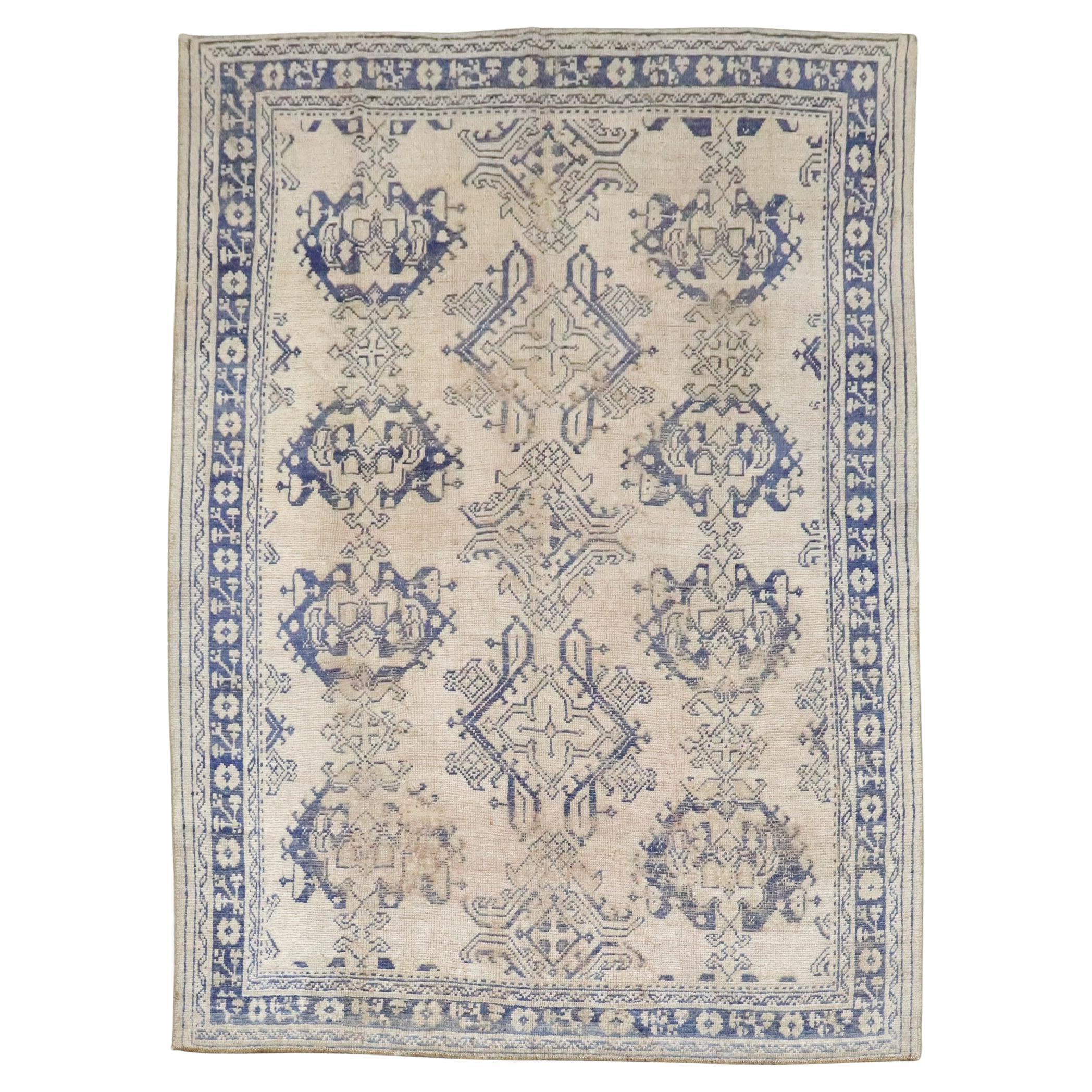 Zabihi Collection Antique Turkish Oushak Rug