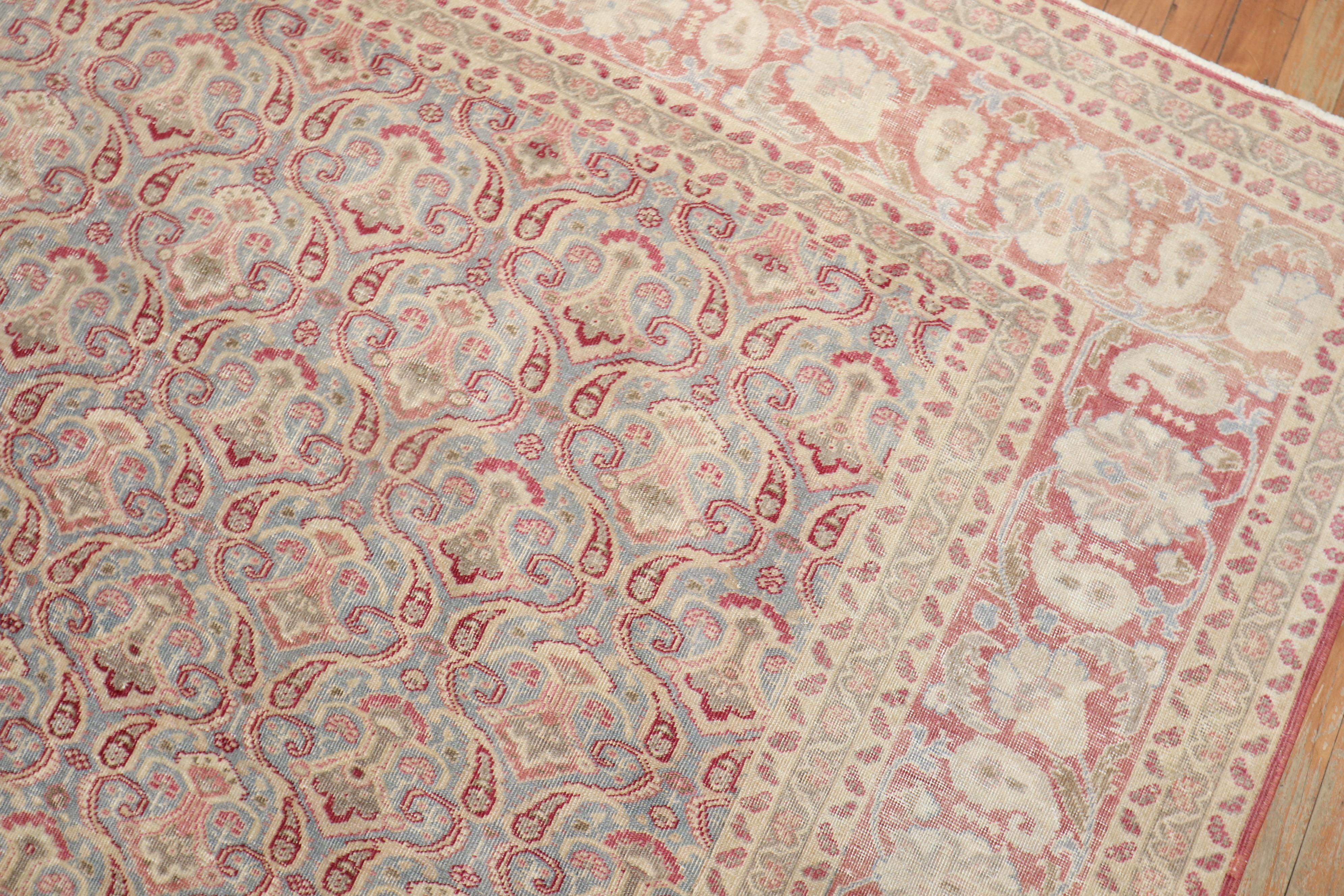 Tissé à la main Zabihi Collection Antique Turkish Sivas Rug en vente