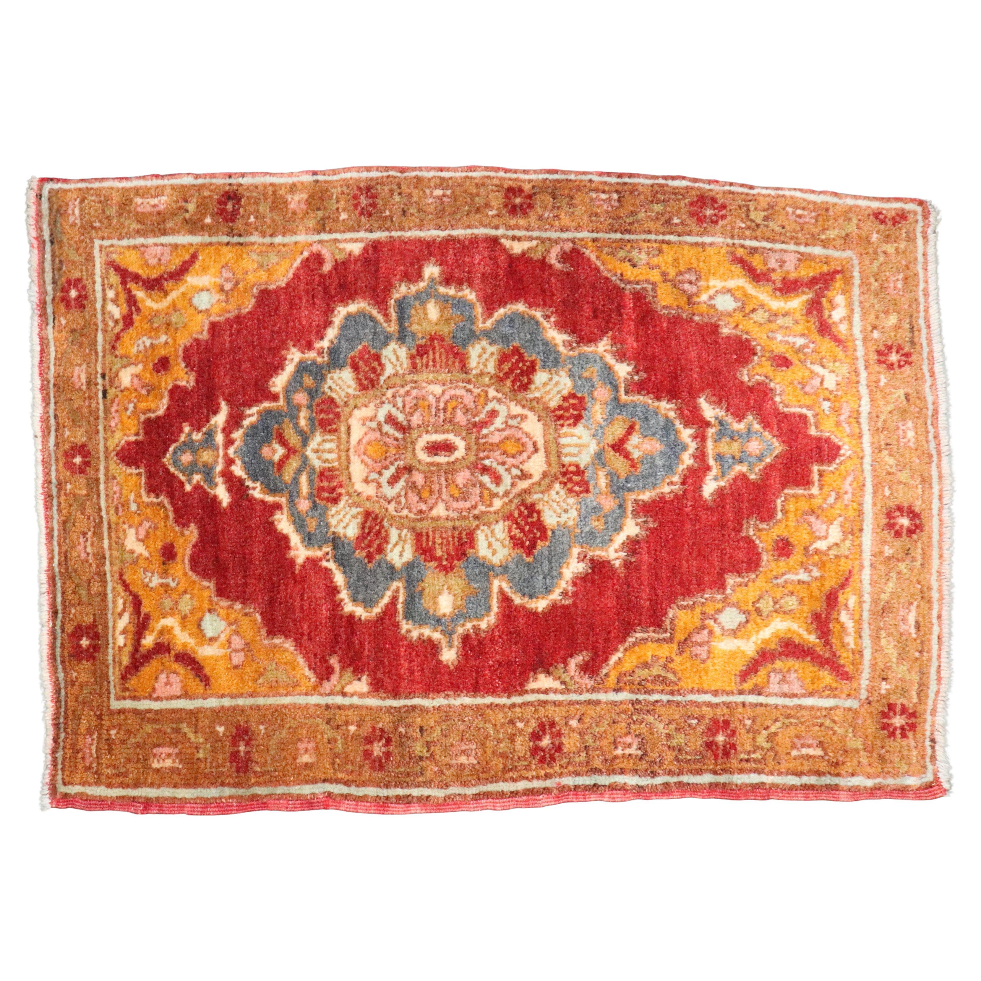 Zabihi Collection Antiker türkischer Sivas Streuteppich