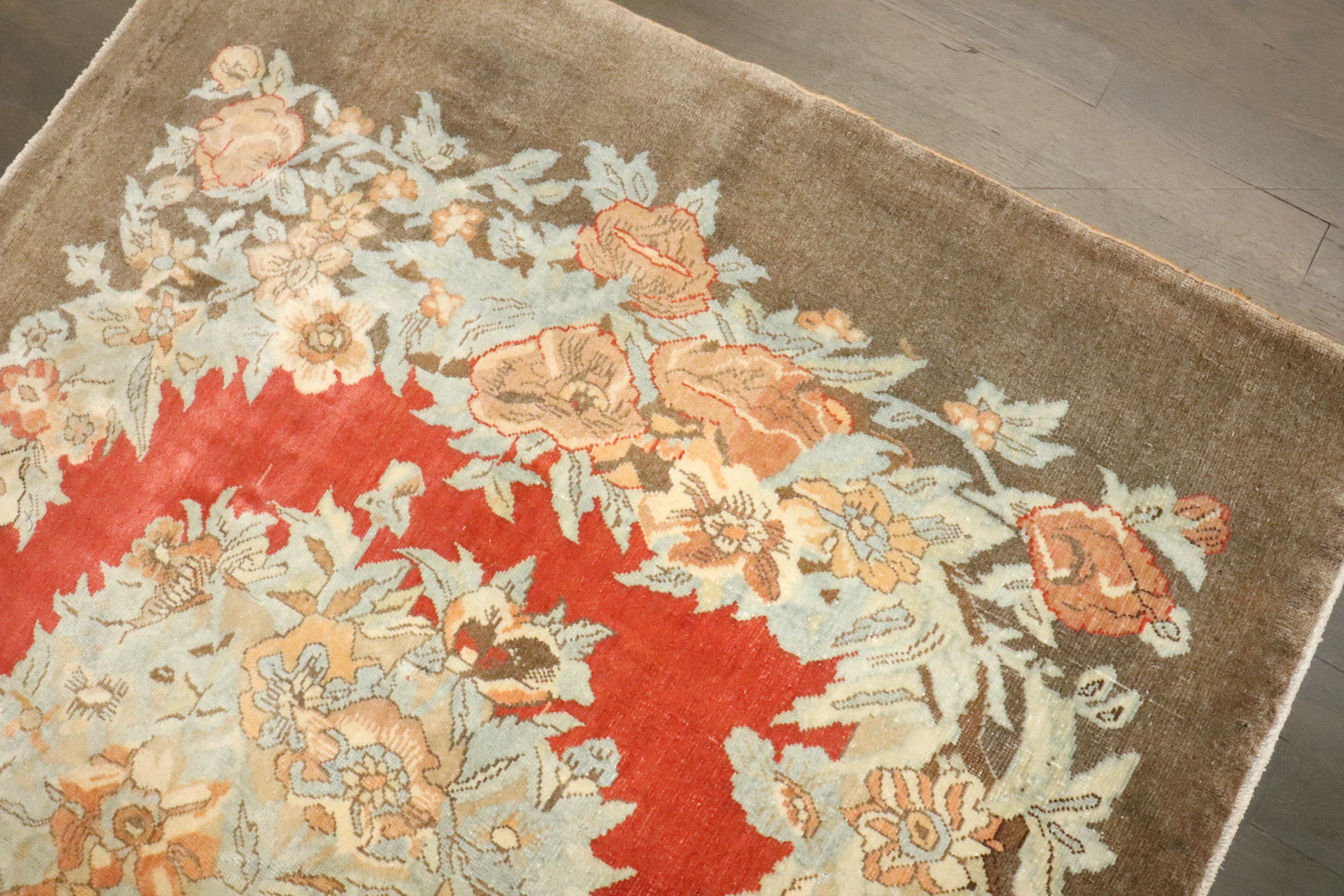 Turco Tappeto Zabihi Collection'S antico turco Sivas piccolo in vendita