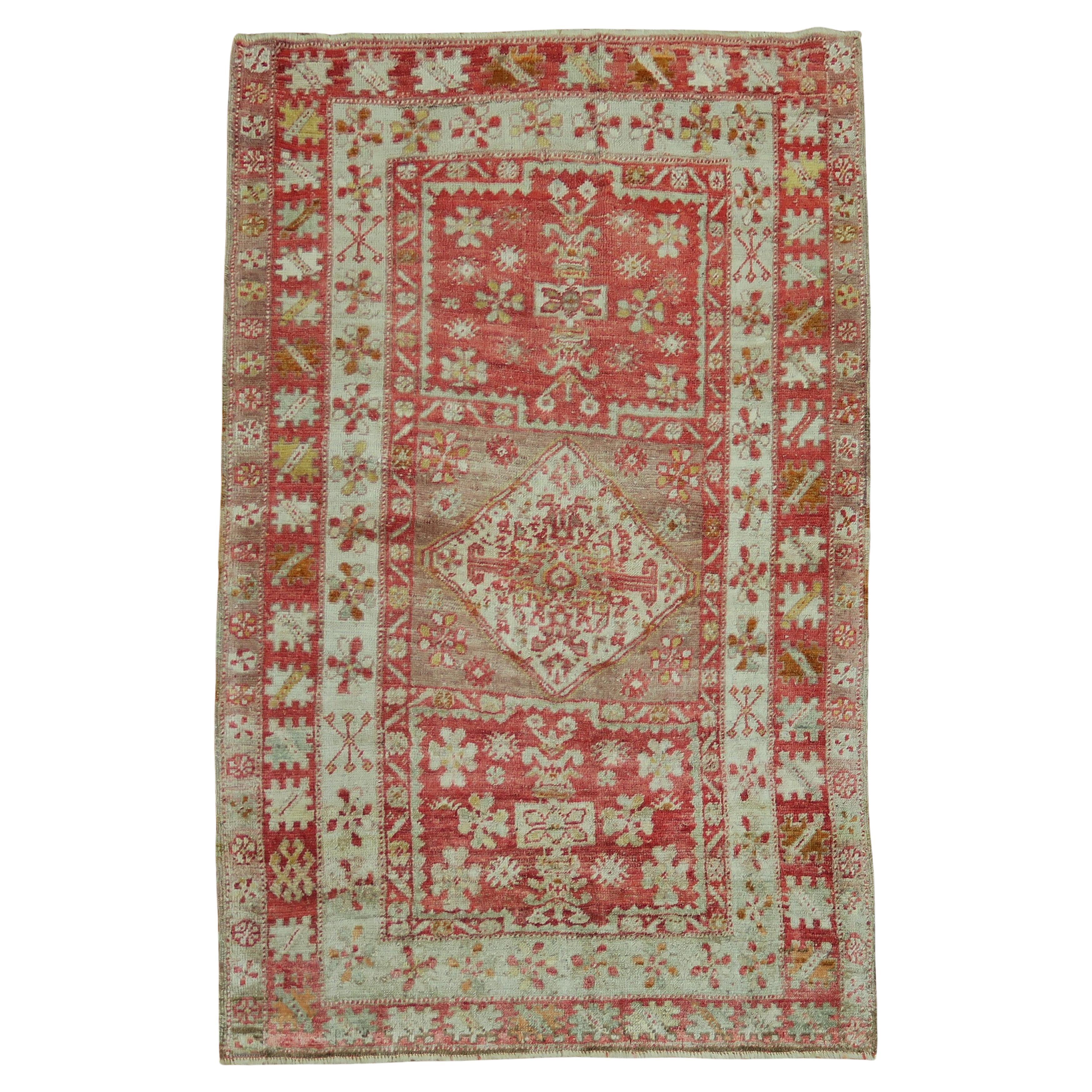 Zabihi Collection Antique Turkish Sivas Small Rug