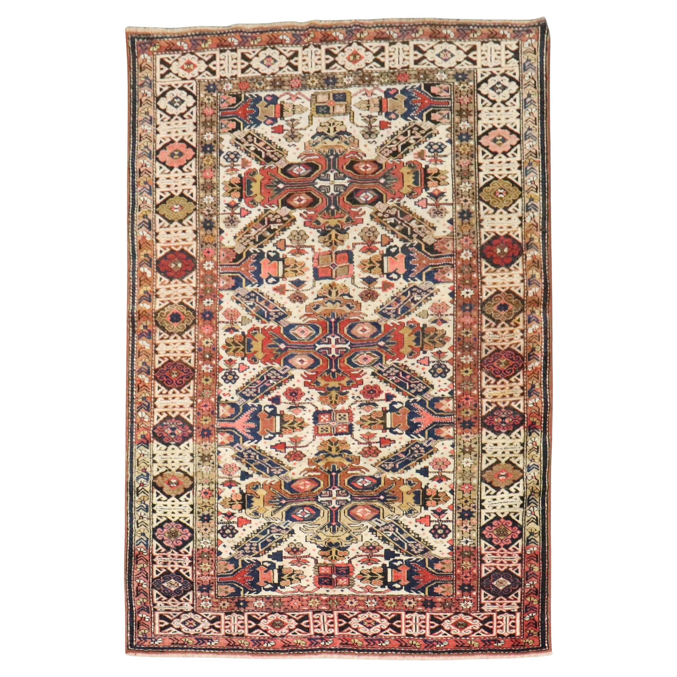 Zabihi Collection Antique Zeychour Caucasian Kuba Rug