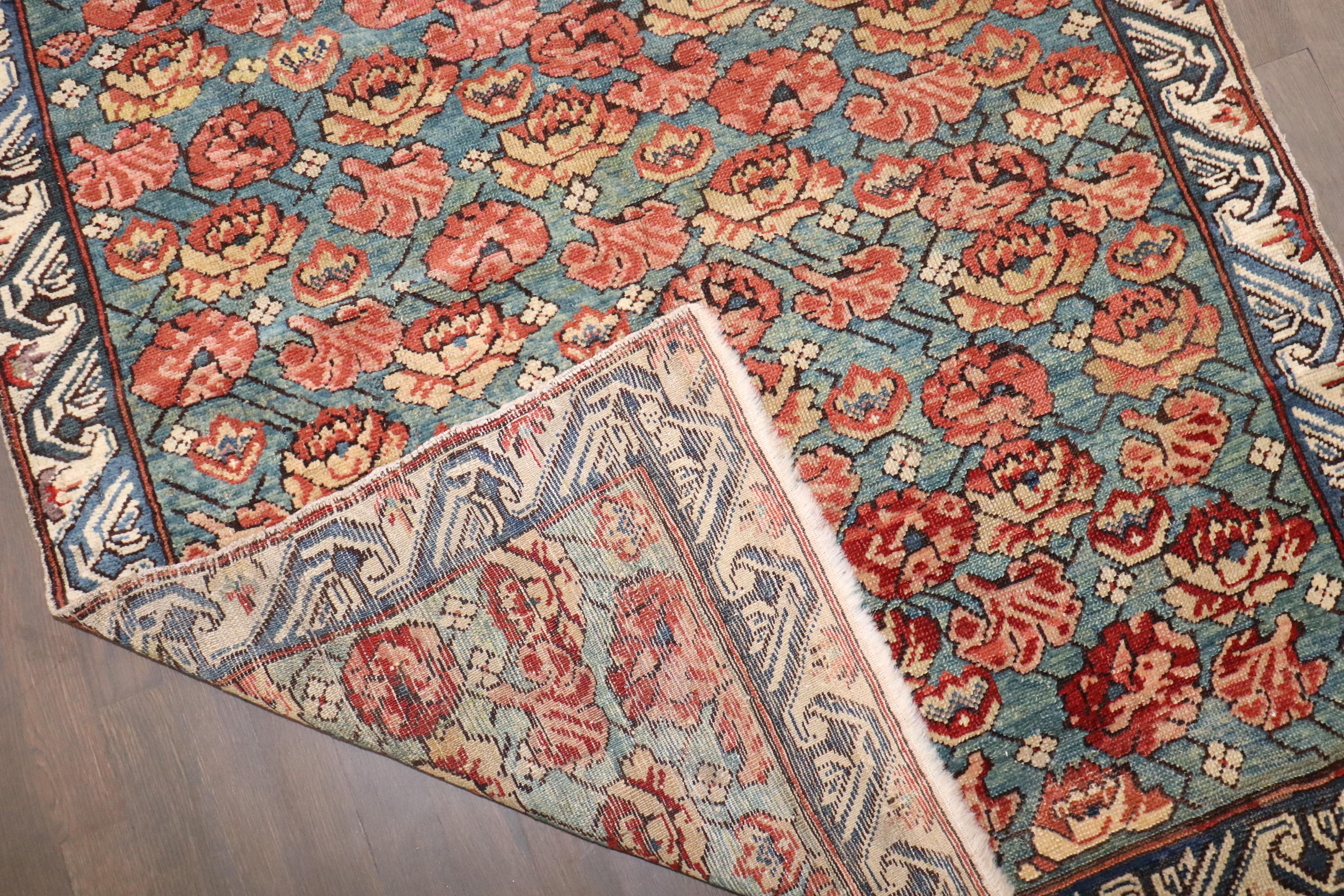XIXe siècle Tapis Kuba caucasien ancien vert zéychour de la collection Zabihi en vente